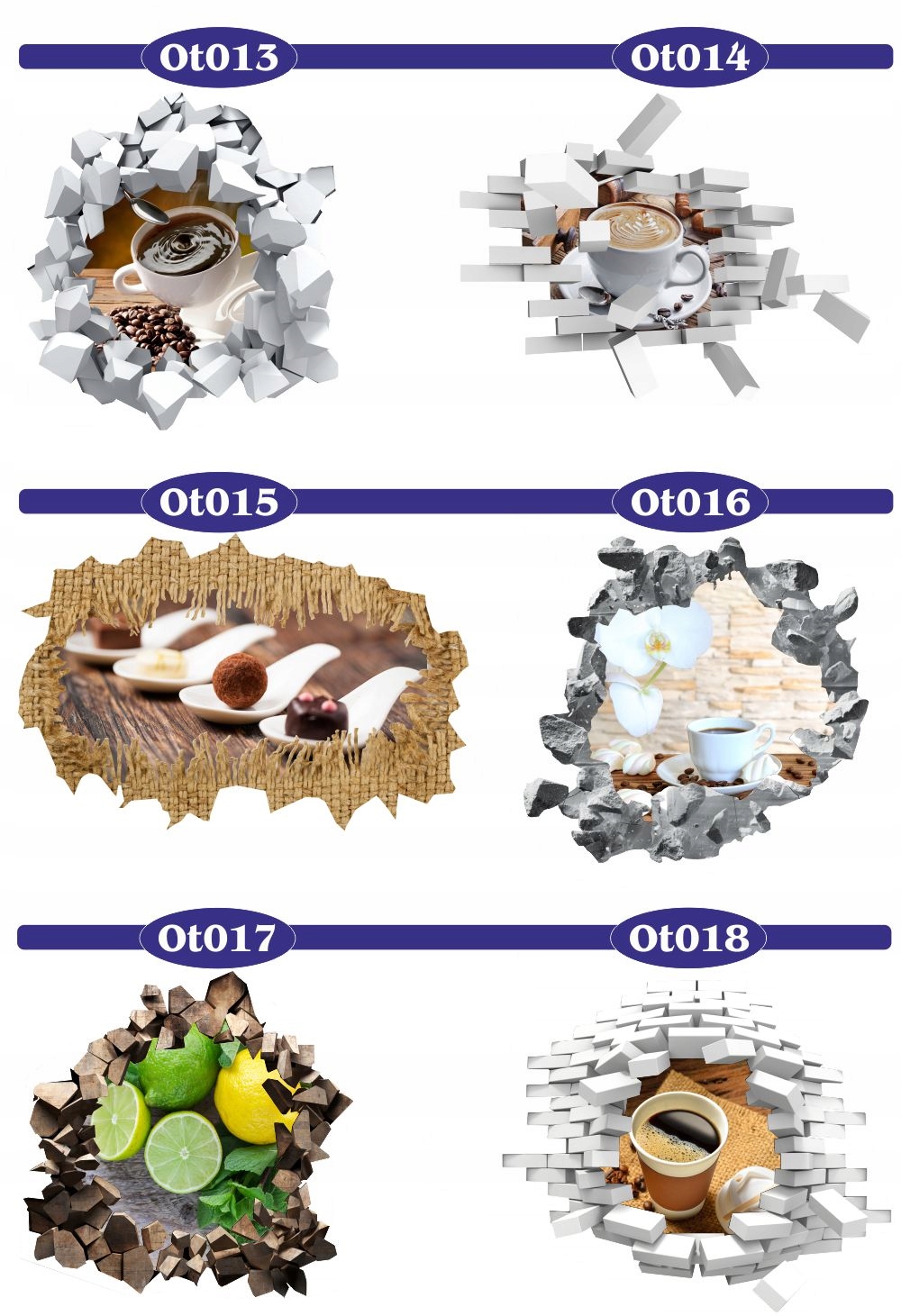 Naklejka samoprzylepna 3D efekt miód kuchnia HIT!