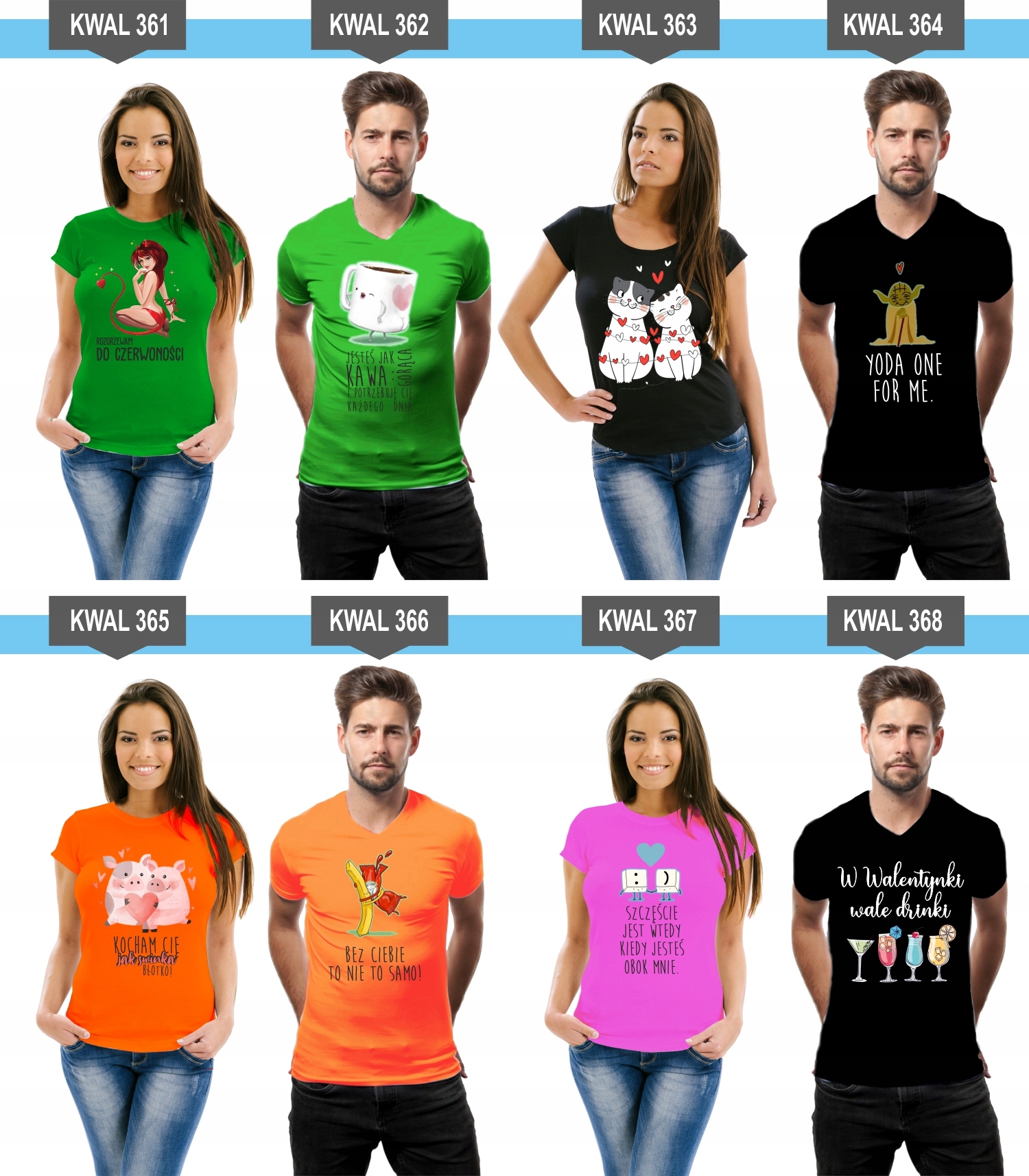 Koszulki z nadrukiem dla Par Prezent Mąż Żona