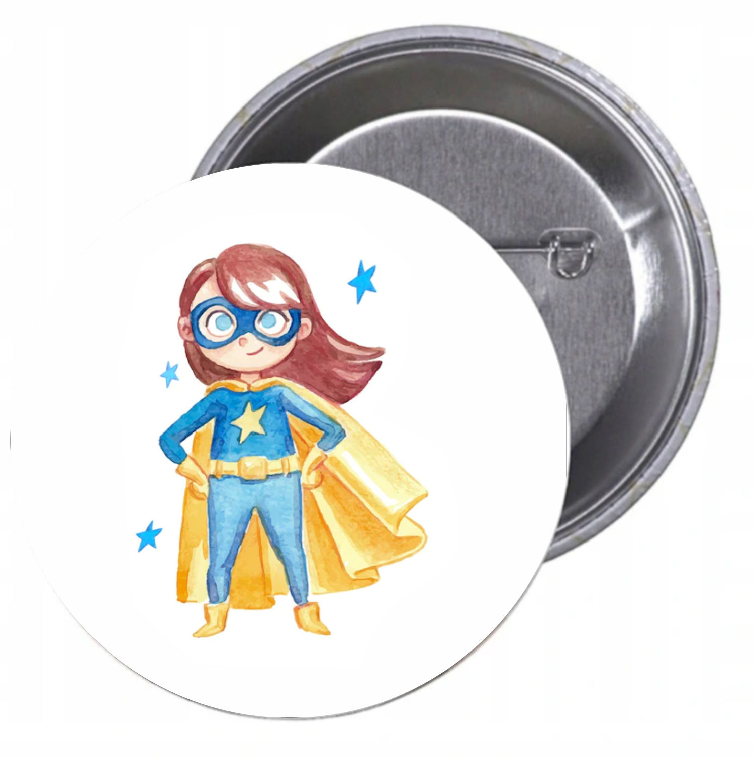 Przypinki buttony SUPER BOHATER CUDOWNA JAKOŚĆ