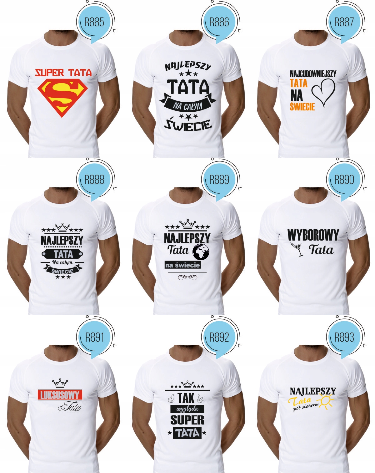 Koszulka DZIEŃ OJCA super tata prezent