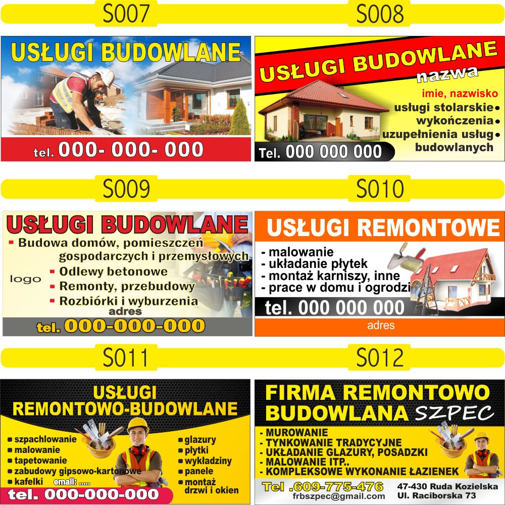 Gotowe banery BANER SKLEP SPOŻYWCZY projekt 130cm