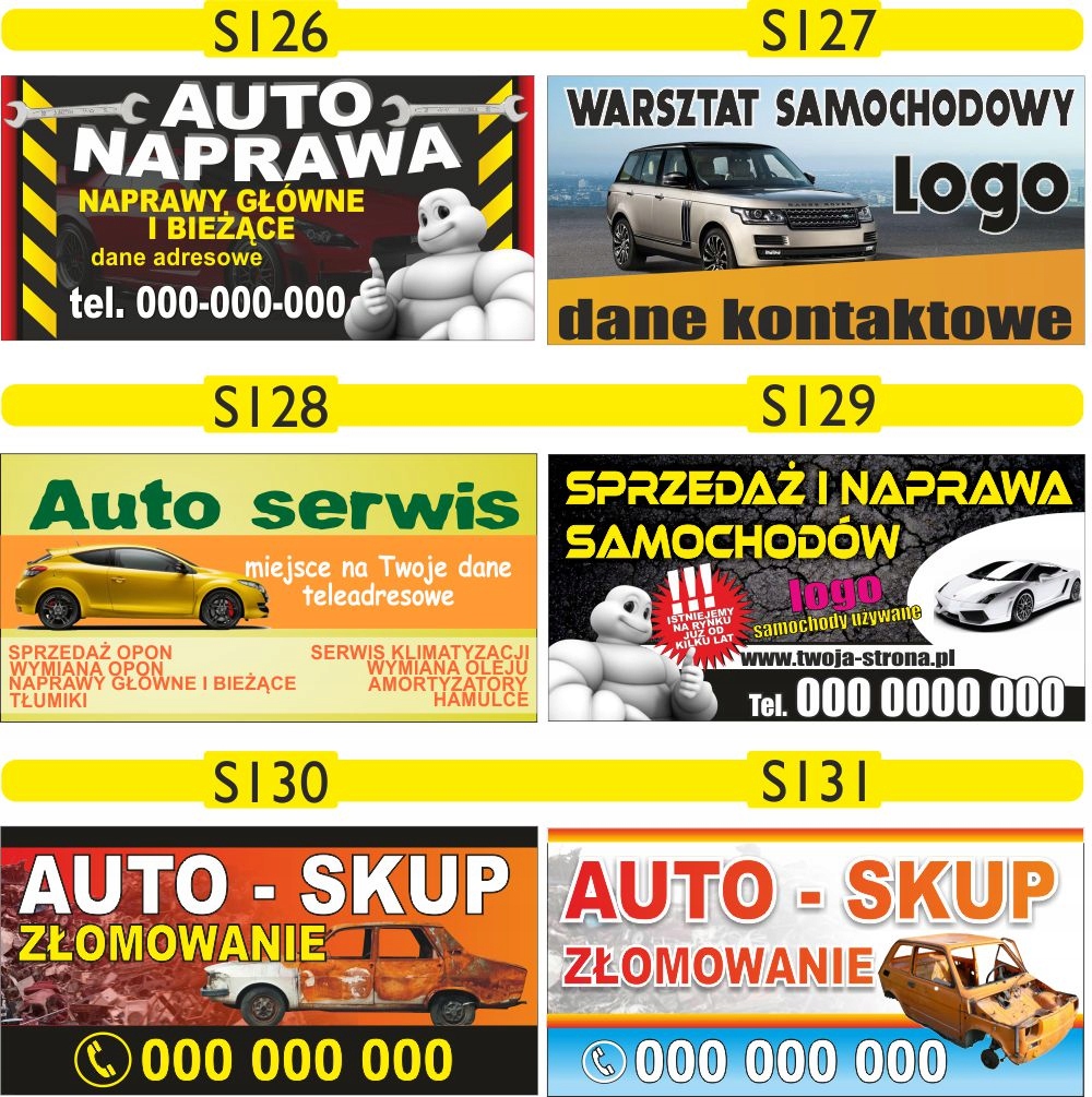 Reklama Naklejka na samochód AUTO - SKUP
