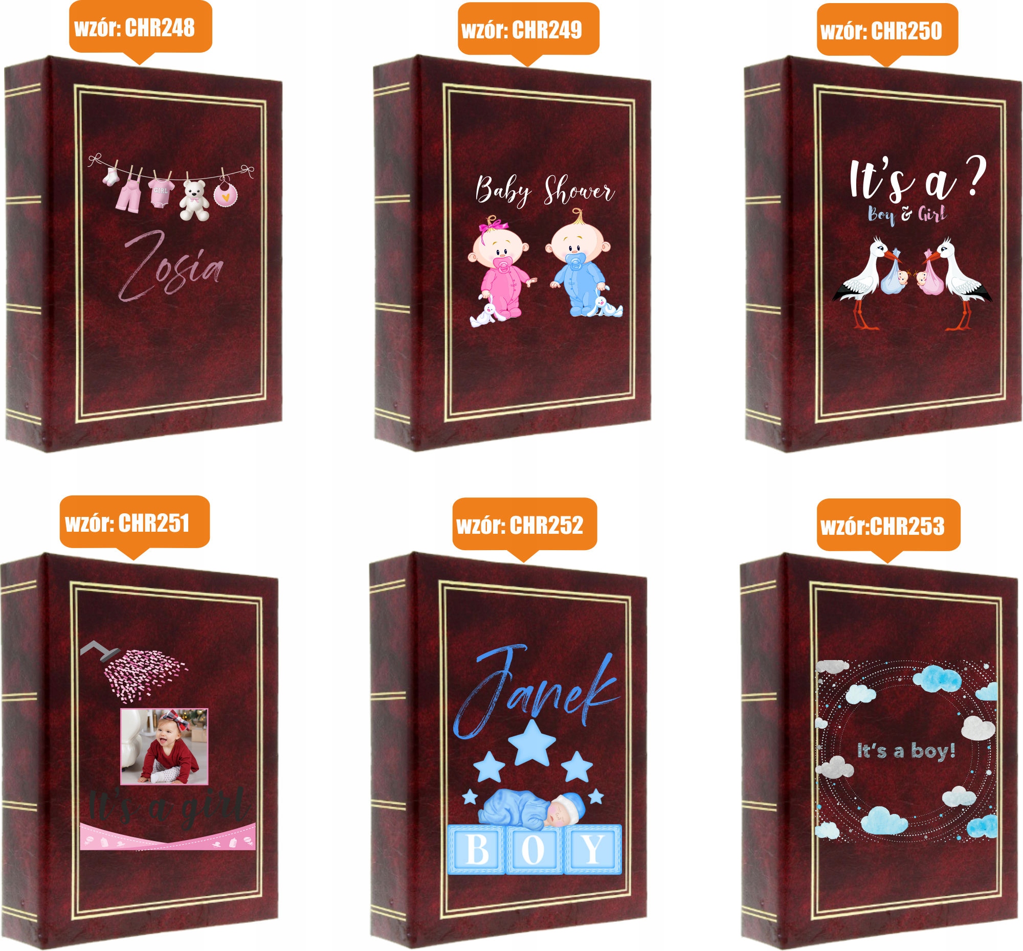 METRYCZKA DZIECKA PREZENT ALBUM NA ZDJĘCIA DATA