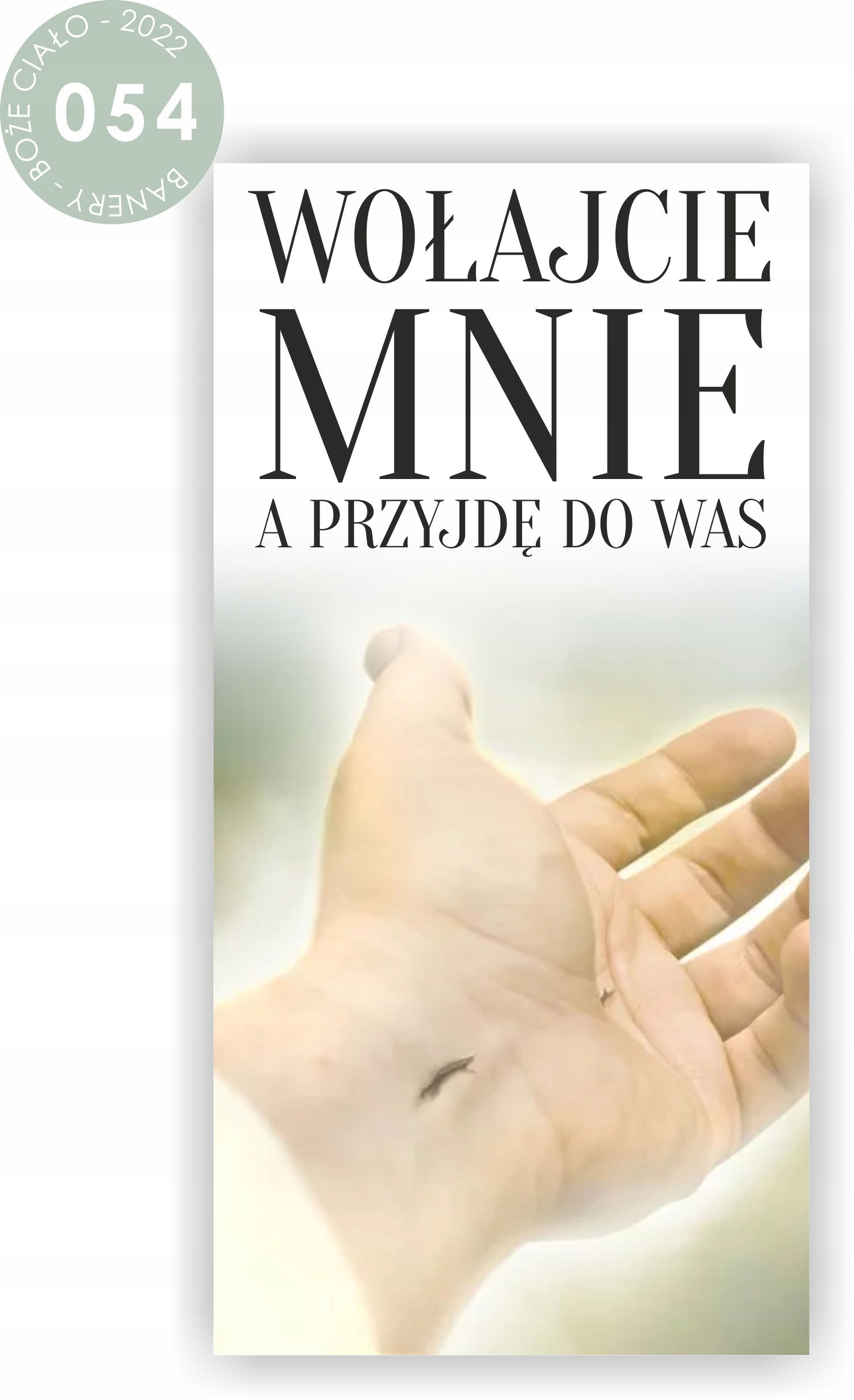 BOŻE CIAŁO Baner Plandeka 200x100 cm dekoracja