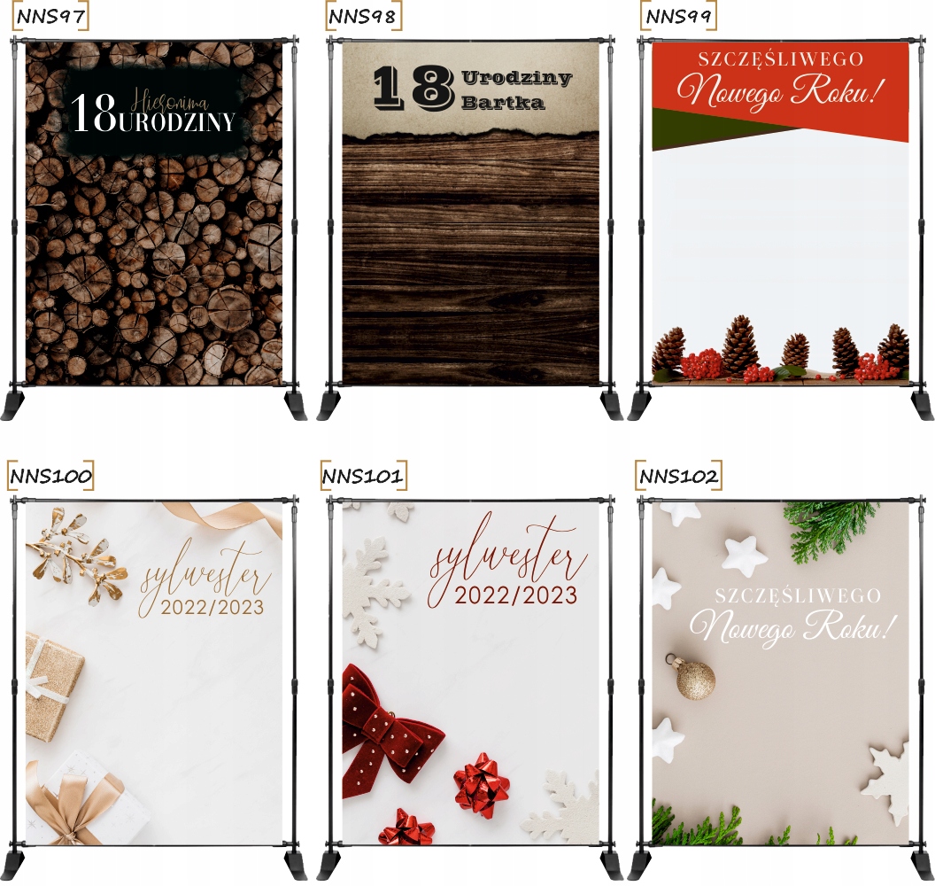 TŁO ścianka FOTO sylwestrowa PERSONALIZOWANE