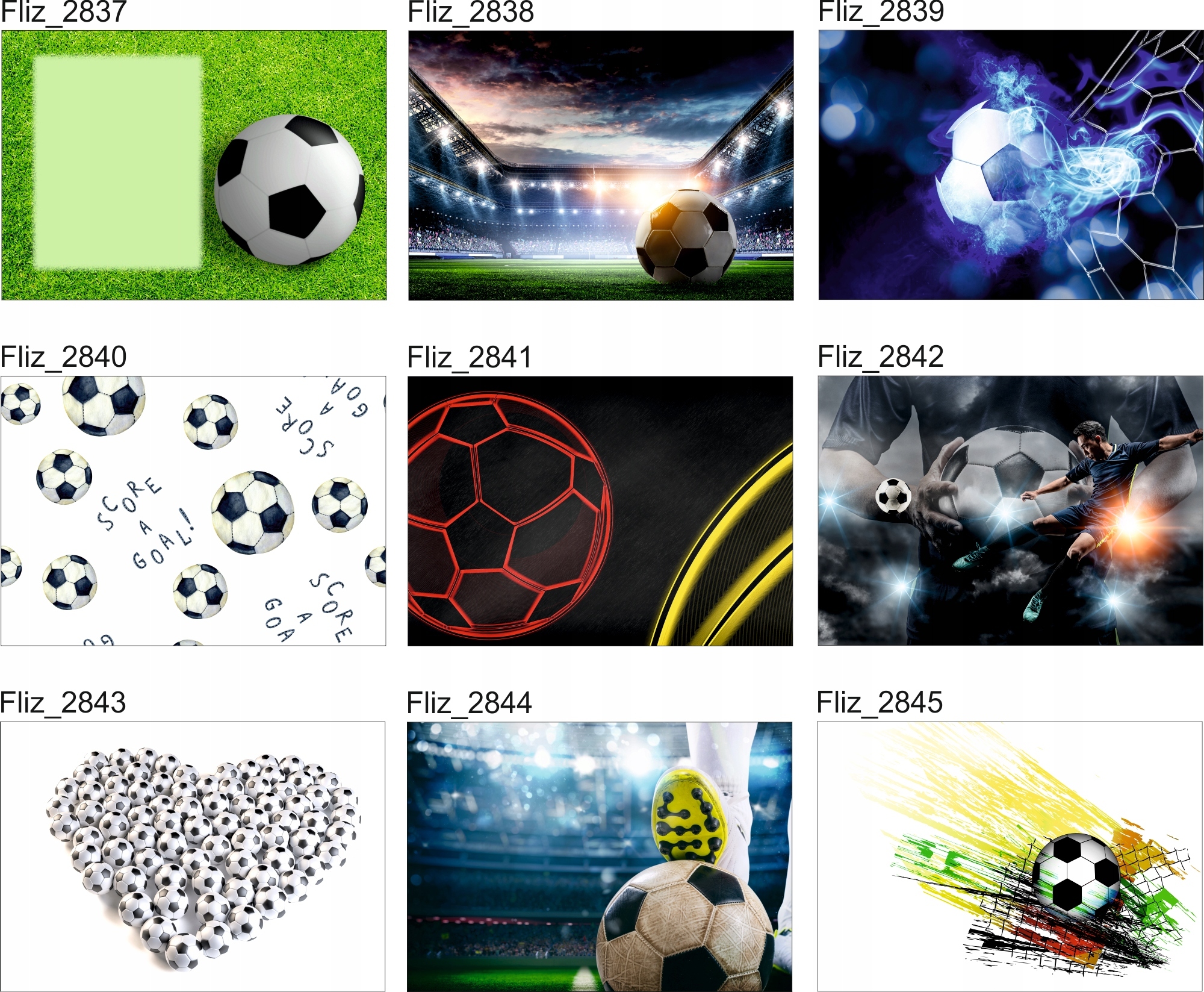 FOTOTAPETY piłkarskie sportowe PIŁKA NOŻNA 200x130