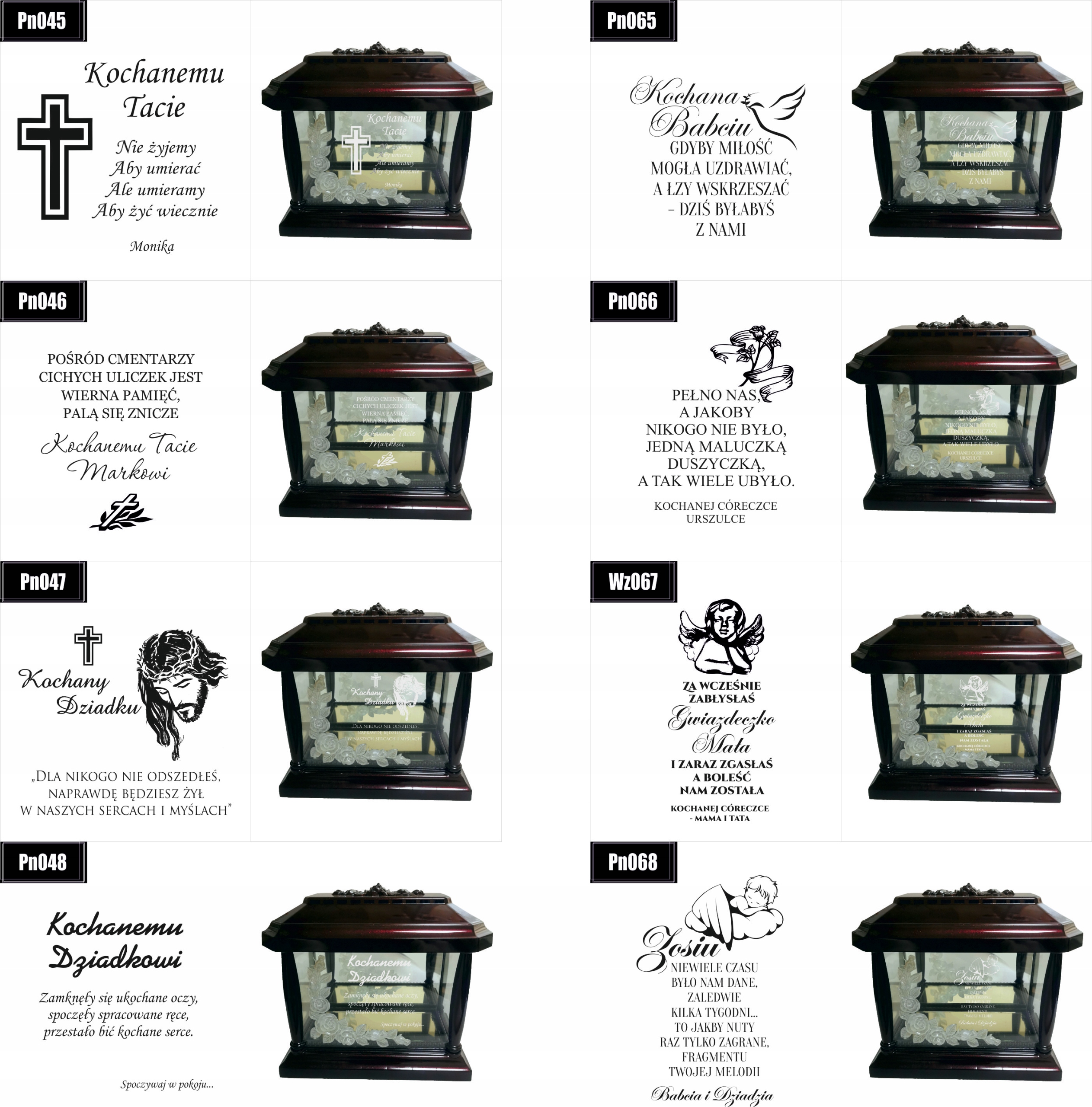 LAMPION ZNICZ KAPLICZKA grawer Kochanemu Bratu