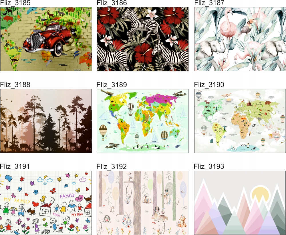 Fototapeta dla dzieci Mapa świata 380x256