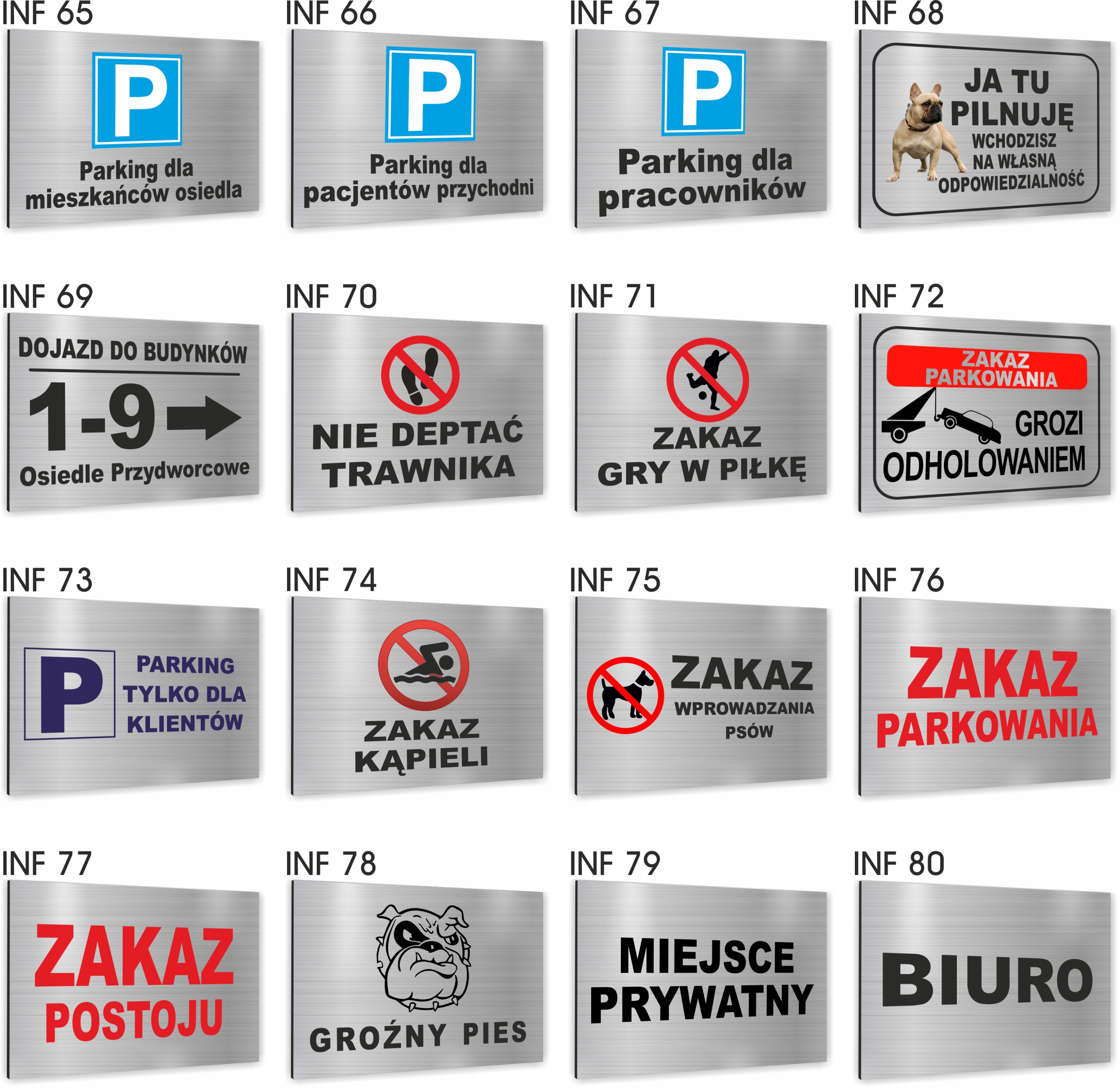 Tabliczka Znak BHP TEREN PRYWATNY