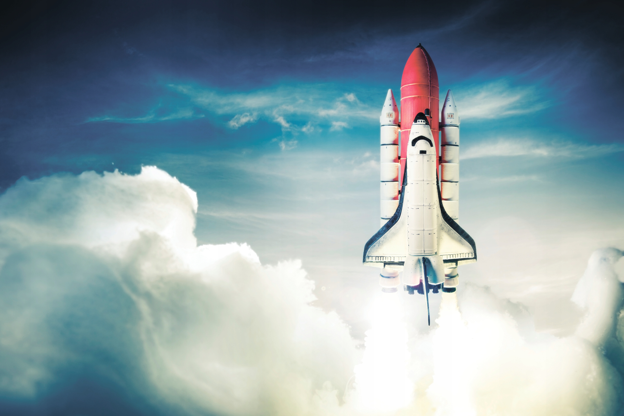 FOTOTAPETA WIDOK RAKIETA KOSMICZNA KOSMOS 380x256