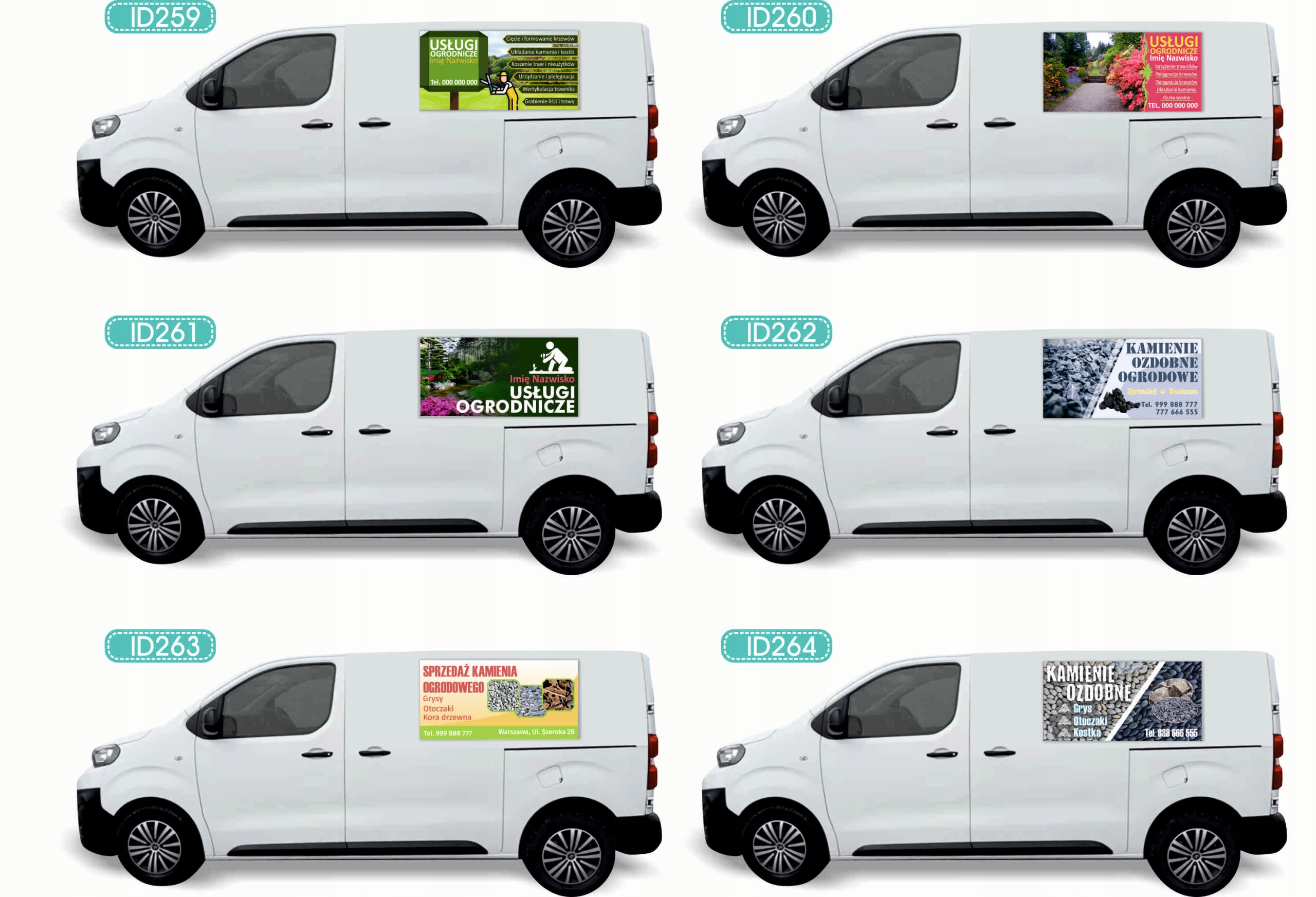 Reklama Naklejka na samochód DUŻO WZORÓW do wyboru EXTRA BURGER