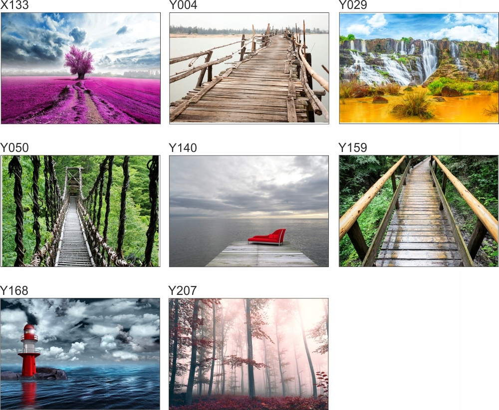 Fototapeta 3D widok kwiaty góry we mgle 200x130 FL