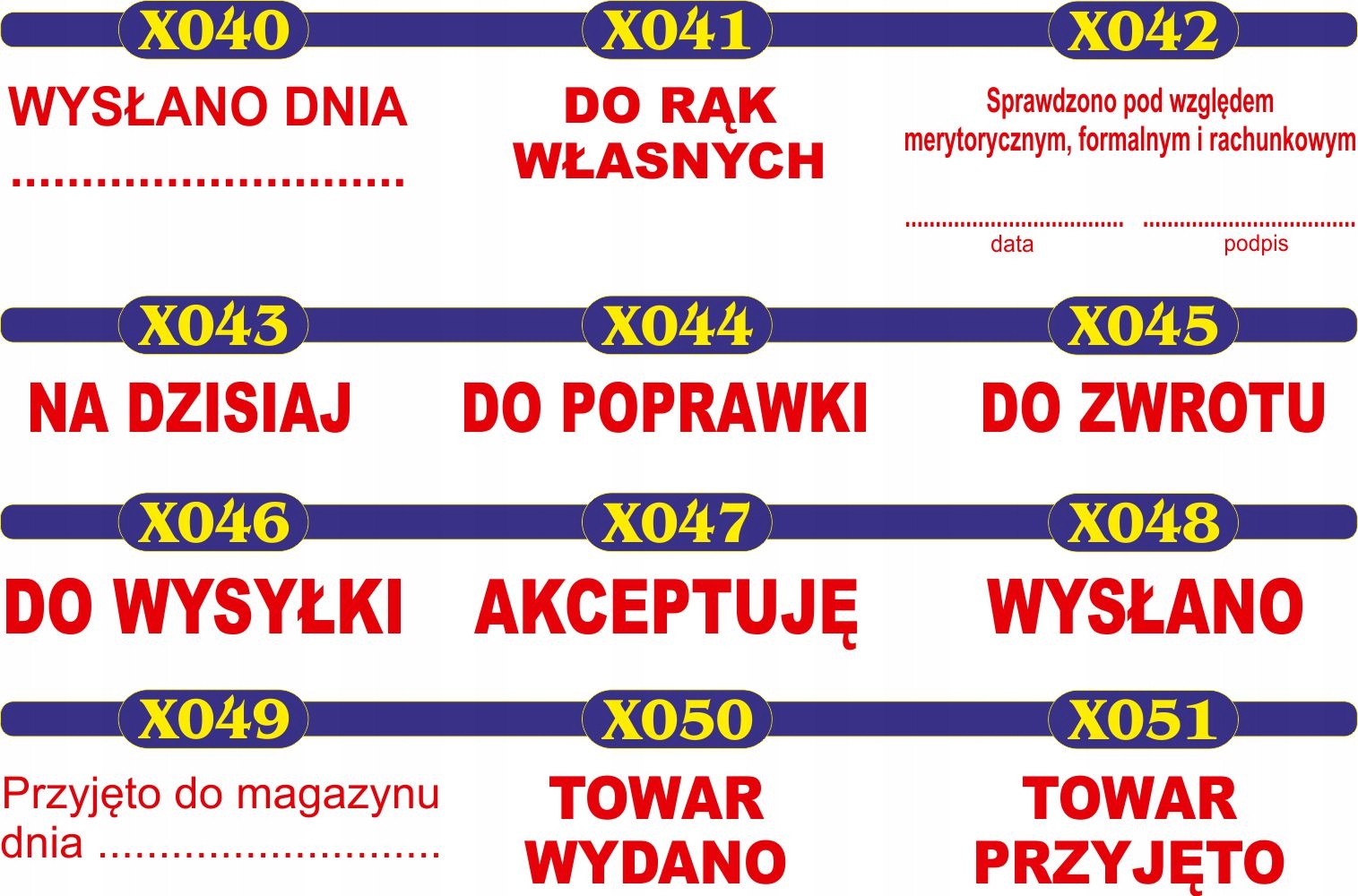 PIECZĄTKA - SPRAWDZONO - tanie pieczątki