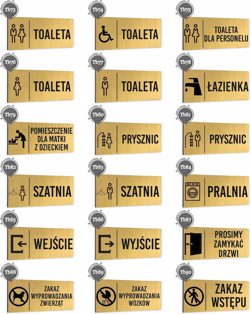 Tabliczka na drzwi dibond ZARZĄD Piktogram Tablica informacyjna Aluminium