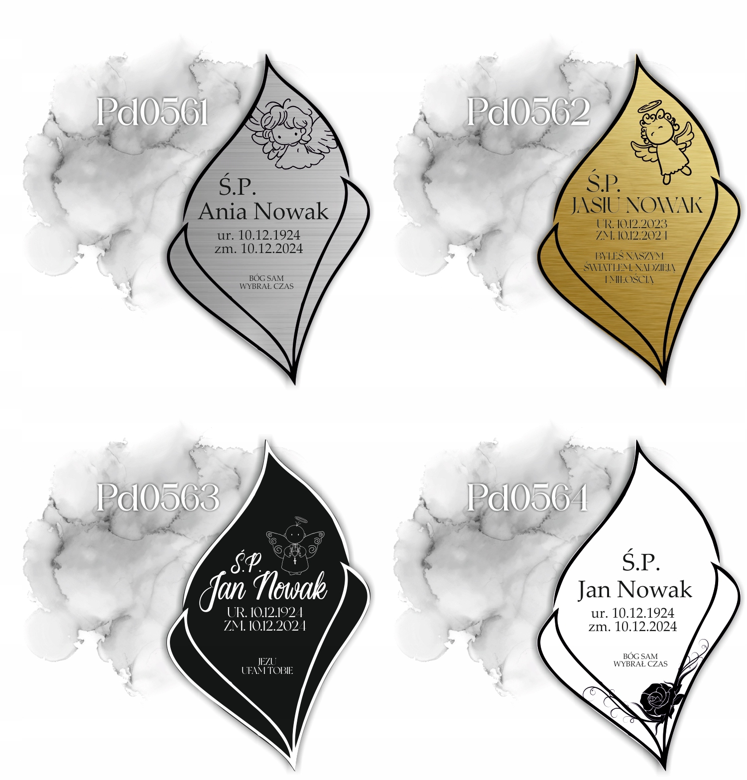 Nagrobkowa Nagrobna Tabliczka tablica Personalizowana Grawer Wysoka Jakość