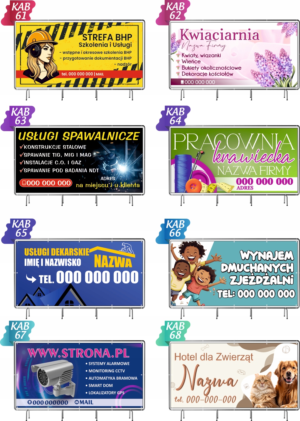 200x100 cm - Baner reklamowy oczkowany Piekarnia, cukiernia