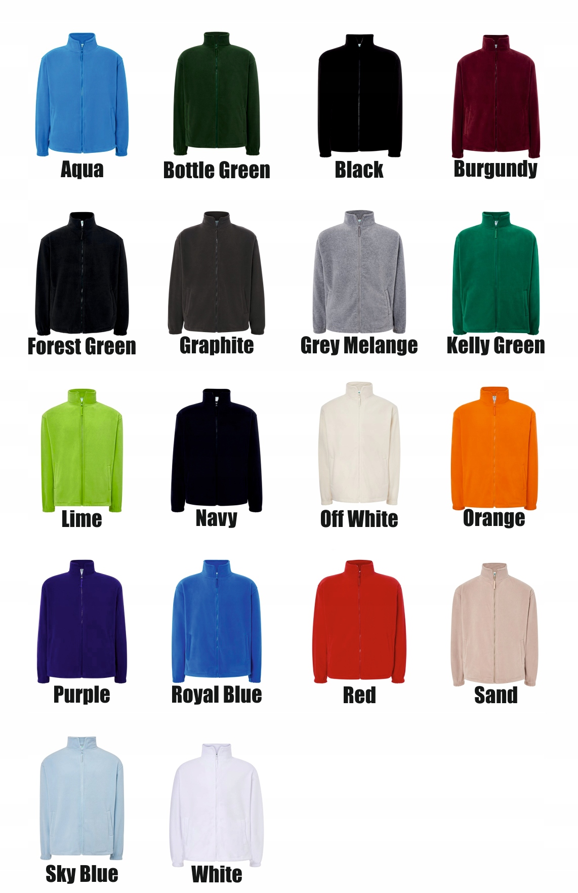 Polar męski zapinany na zamek TWÓJ HAFT LOGO GRAFIKA firmowy reklamowy