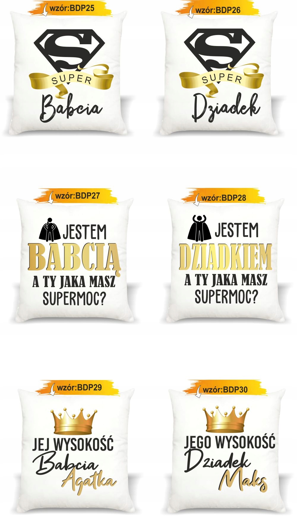 foto PODUSZKA PREZENT SUPER BABCIA Dzień Babci