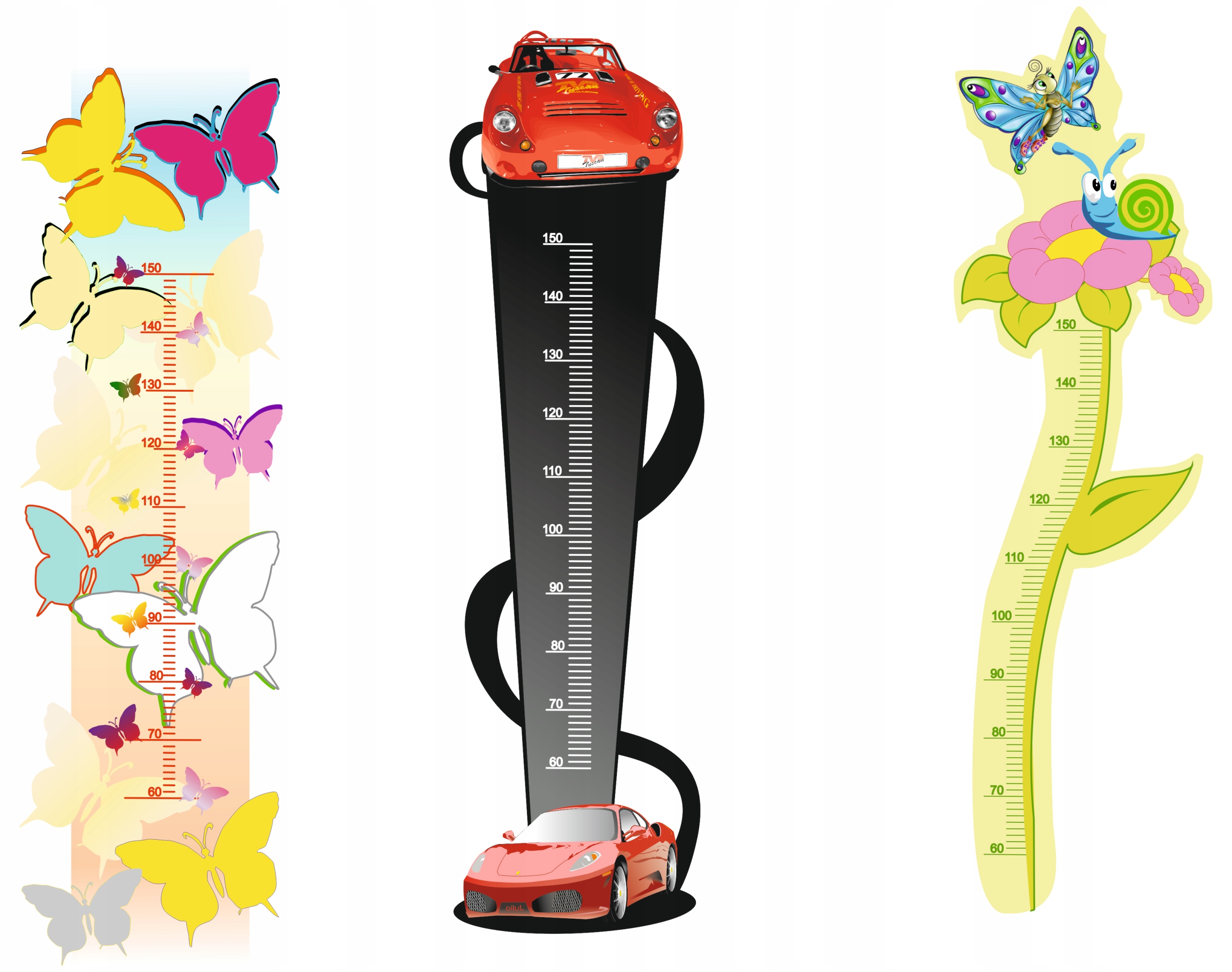 Naklejka samoprzylepnamiarka wzrostu dziecięca HIT
