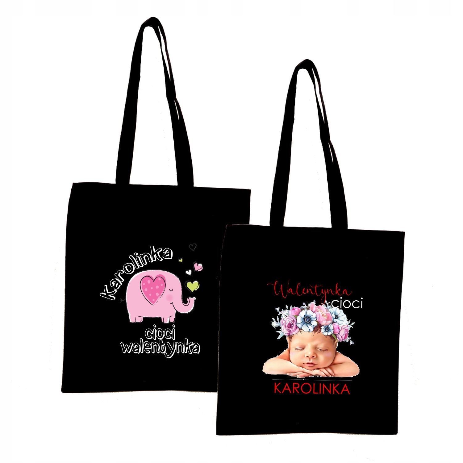Eko Torba z imieniem PREZENT CIOCI WALENTYNKA