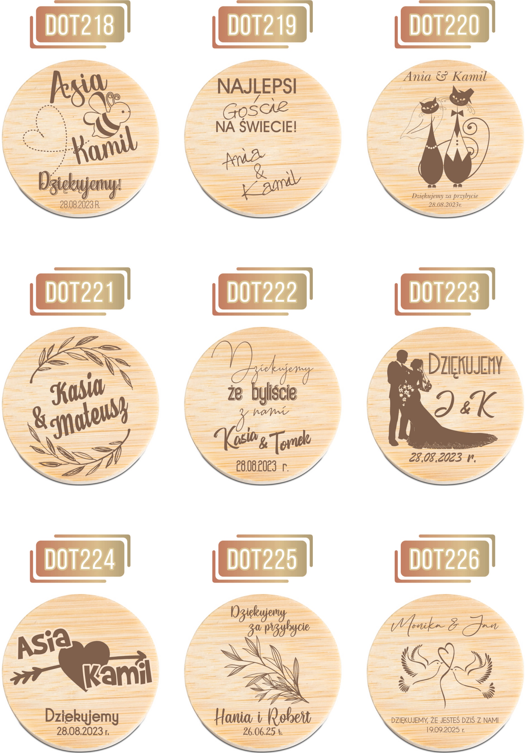 OTWIERACZ do piwa DREWNIANY personalizacja grawer Super Facet