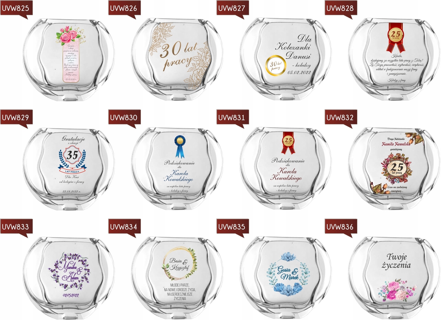 Wazon PREZENT urodziny Legendy rodzą się w marcu