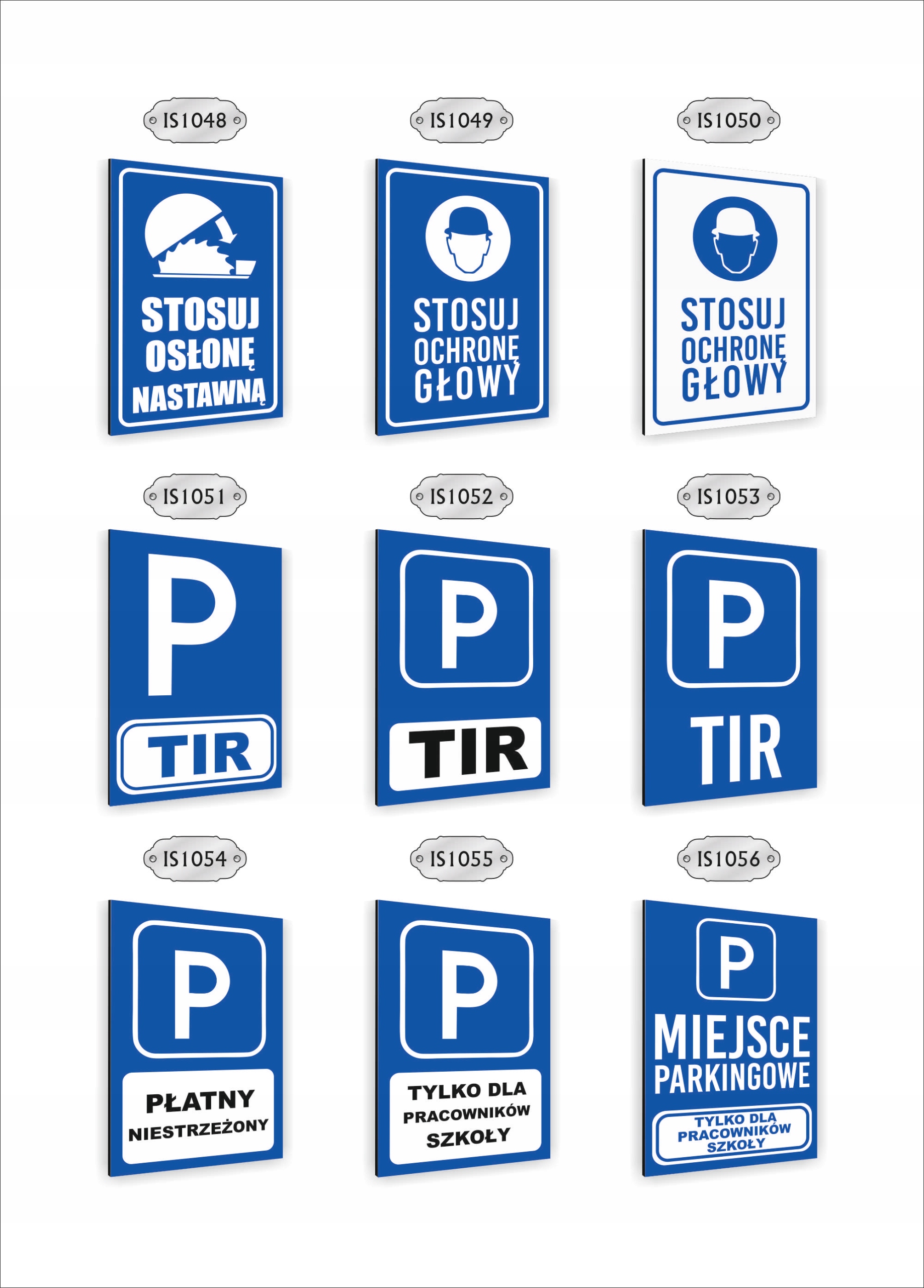 Tabliczka znak informacyjny nadruk 20x15 MIEJSCE PARKINGOWE DLA KLIENTÓW