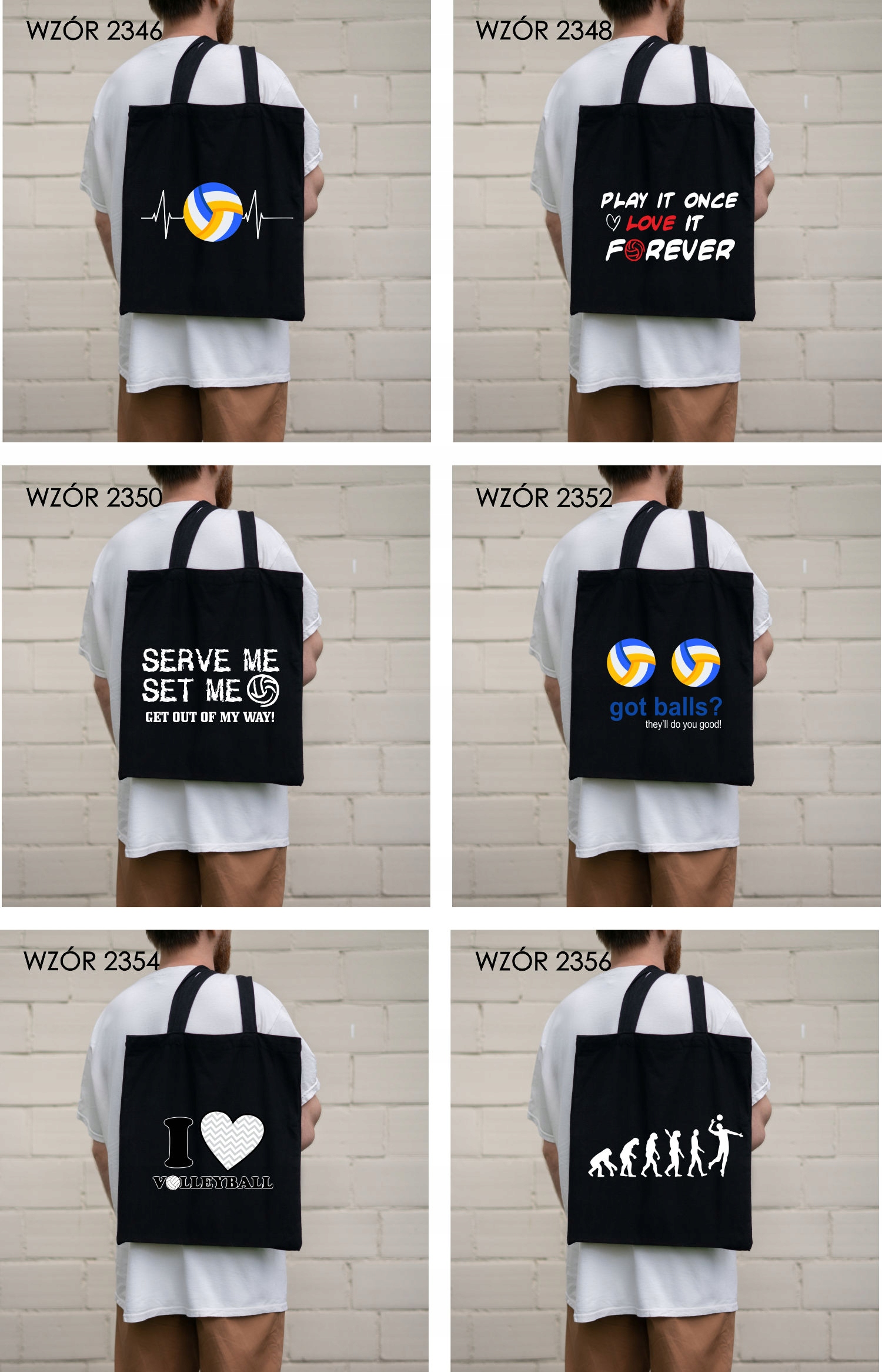 Eko Torba z nadrukiem PREZENT SPORT SIATKÓWKA