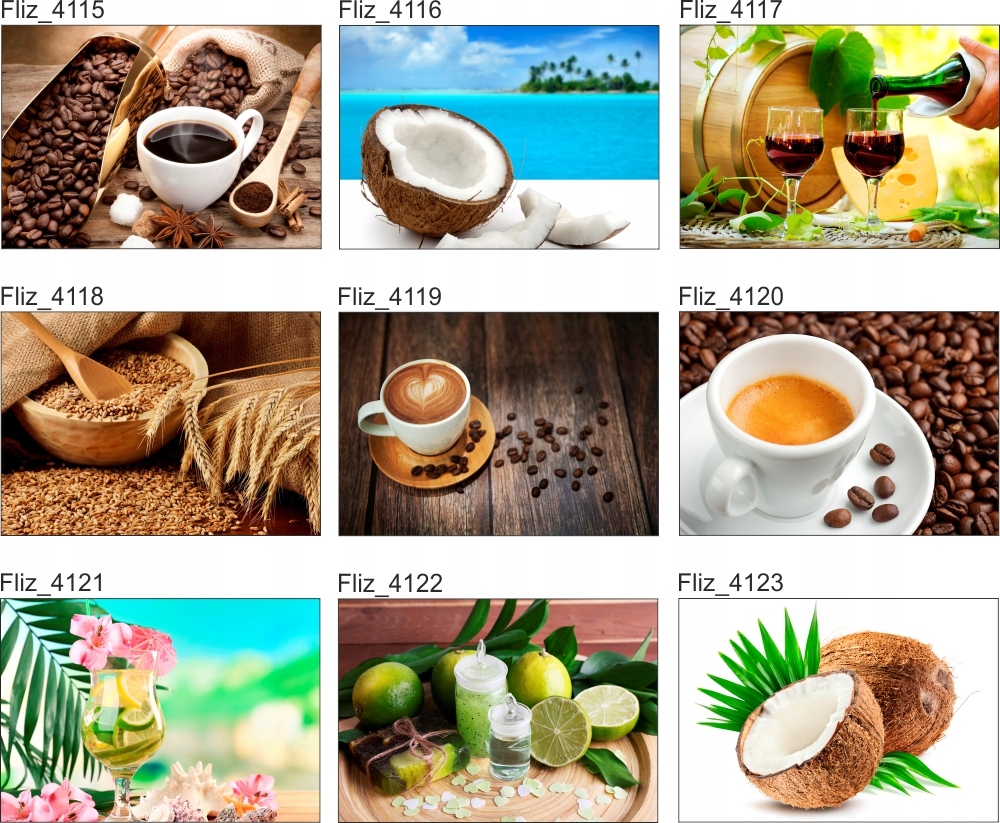 FOTOTAPETA kuchenna CYTRYNY LIMONKI MIĘTA 200x130