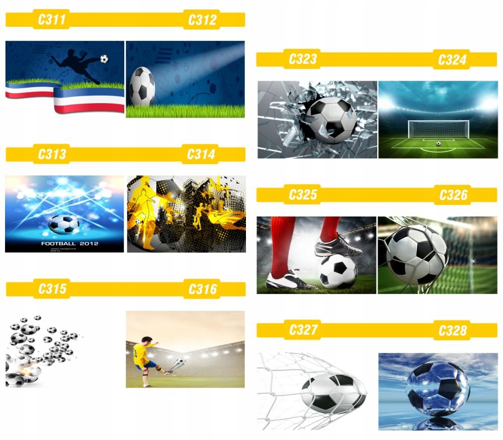 FOTOTAPETA piłka nożna dla kibica TANIE TAPETY hit