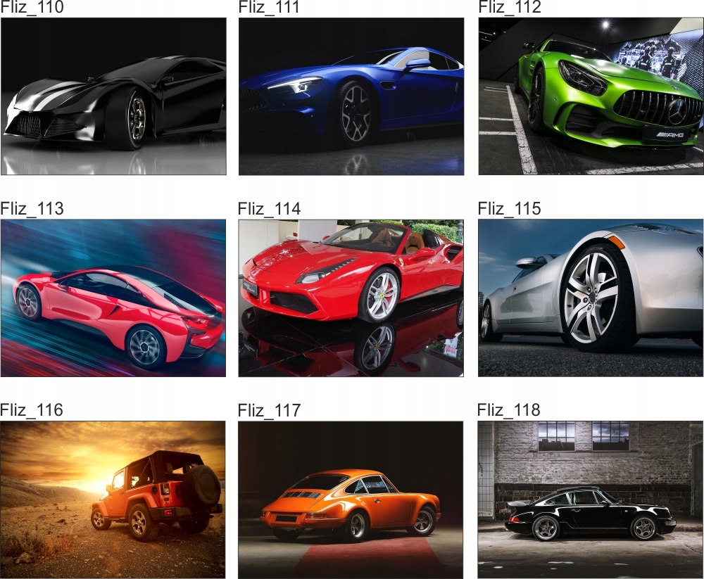 FOTOTAPETA FLIZ samochód Lamborghini auto 200x140