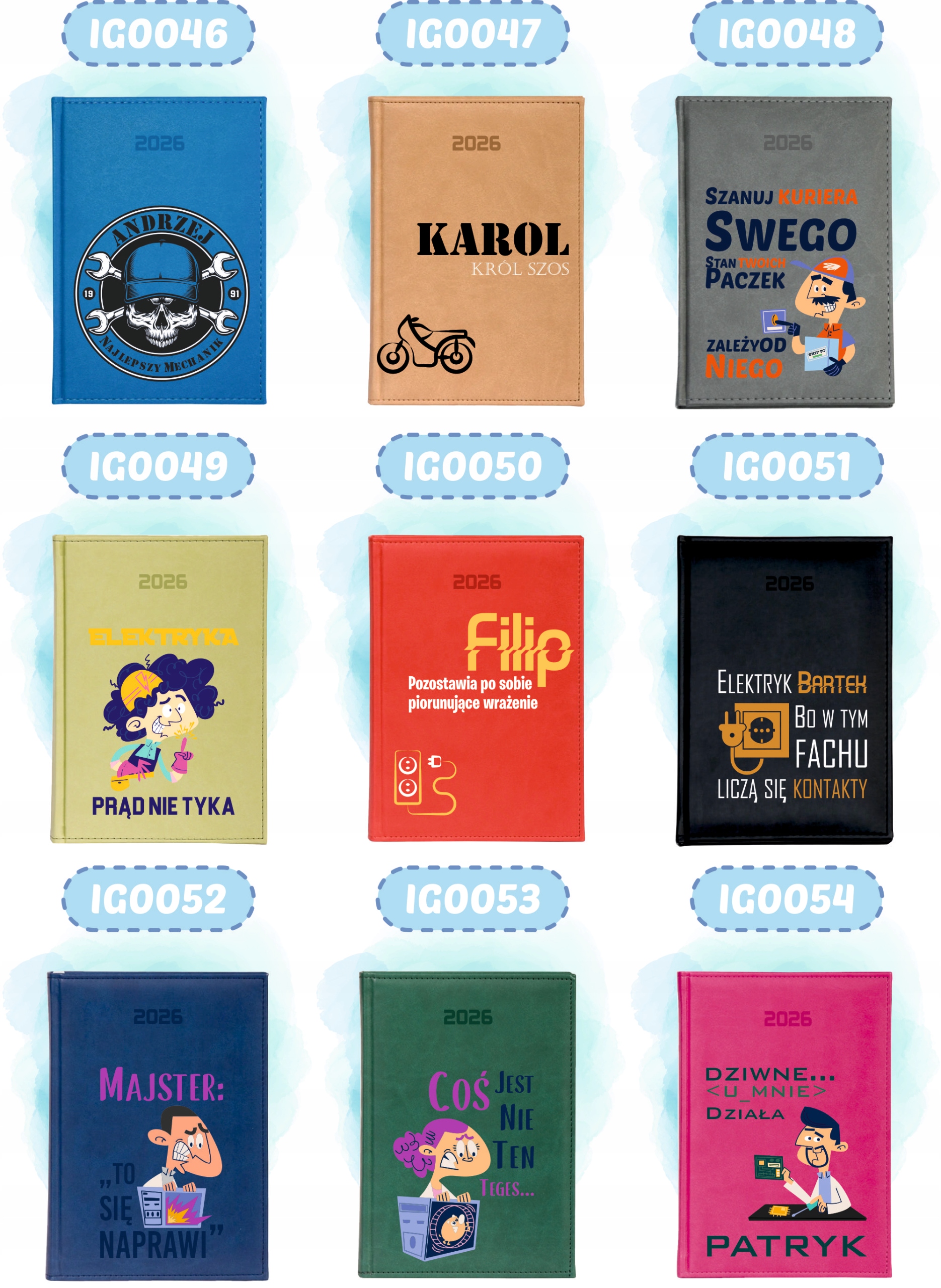 Stylowy kalendarz PLANER STRAŻAKA A5 2026 TYGODNIOWY terminarz PREZENT