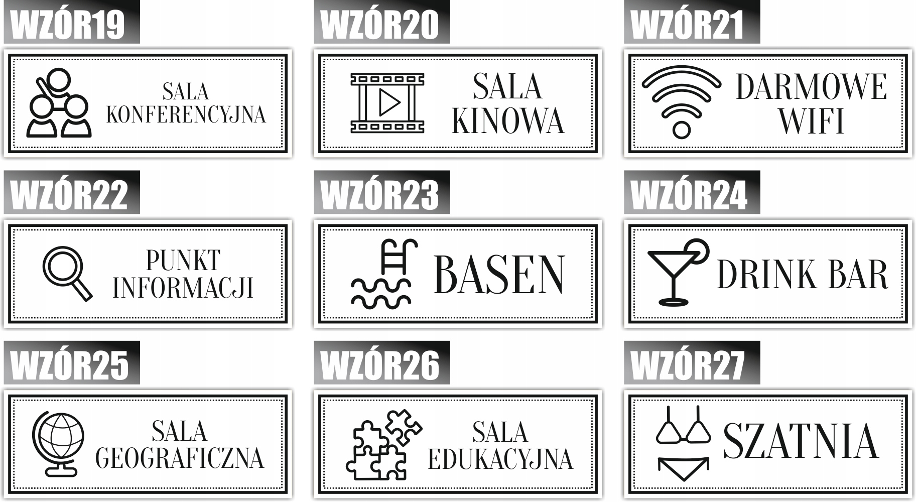 Tabliczka Grawer na Drzwi informacyjna WARSZTAT