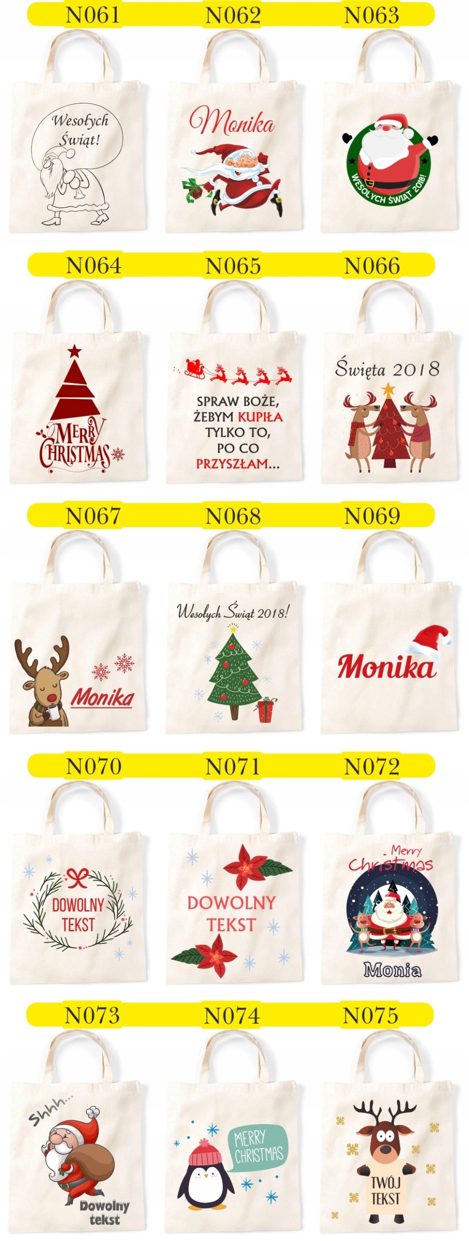 EKO TORBA nadruk prezent świeta dla cioci kuzynki