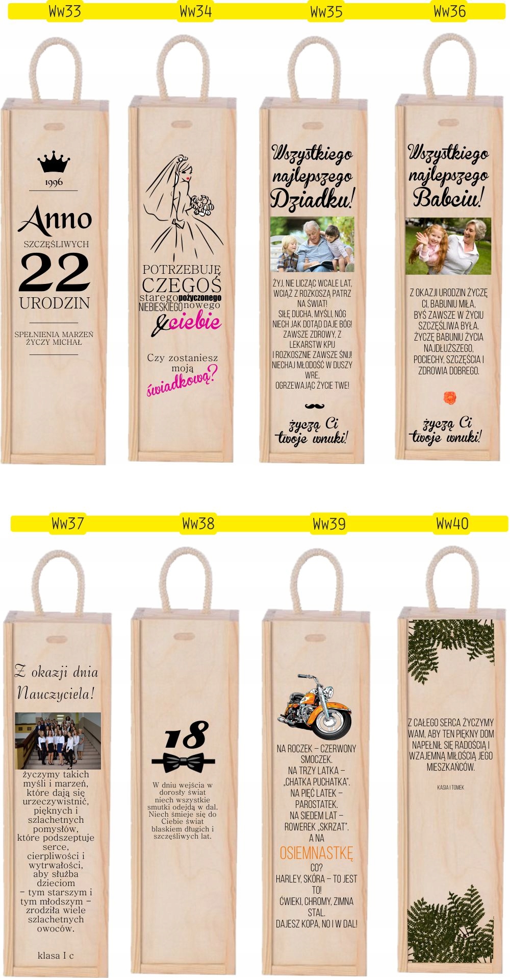 SKRZYNKA NA WINO prezent na wieczór panieński