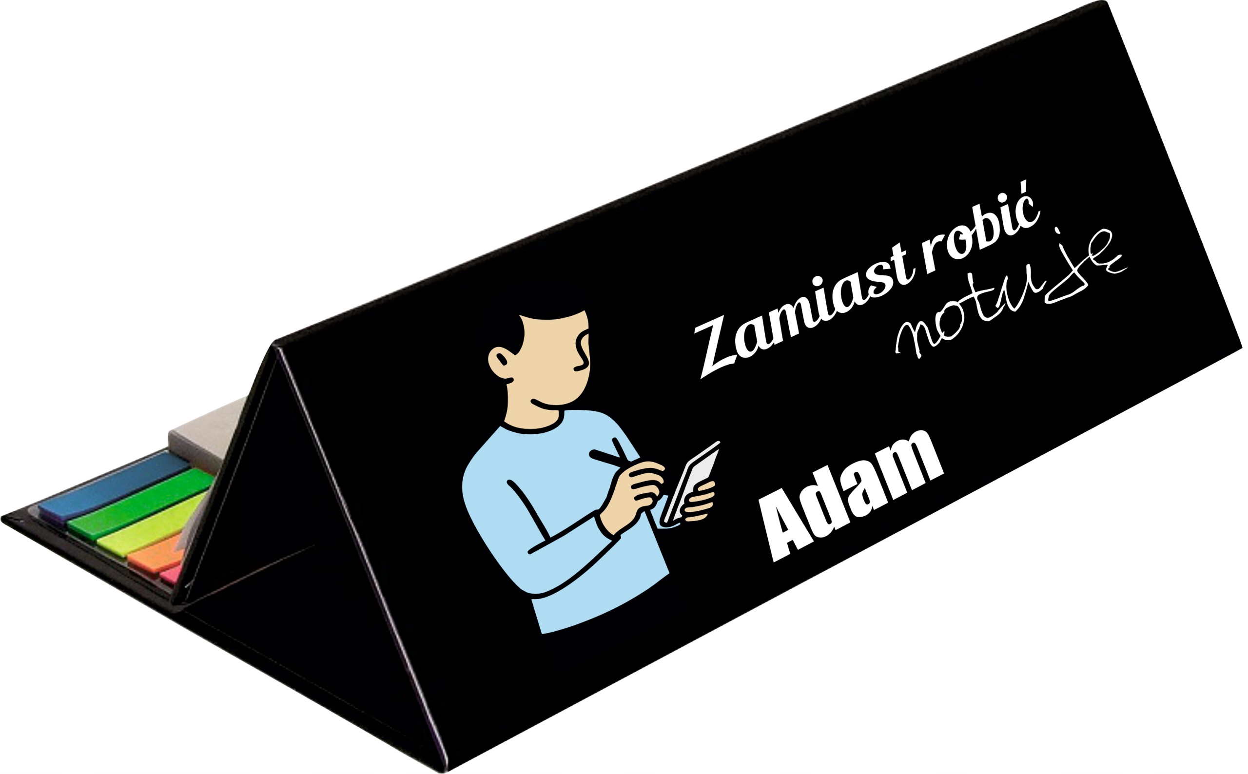 Zamiast robić notuje Kalendarz miesięczny 2026 Z TWOIM NAPISEM NADRUKIEM UV