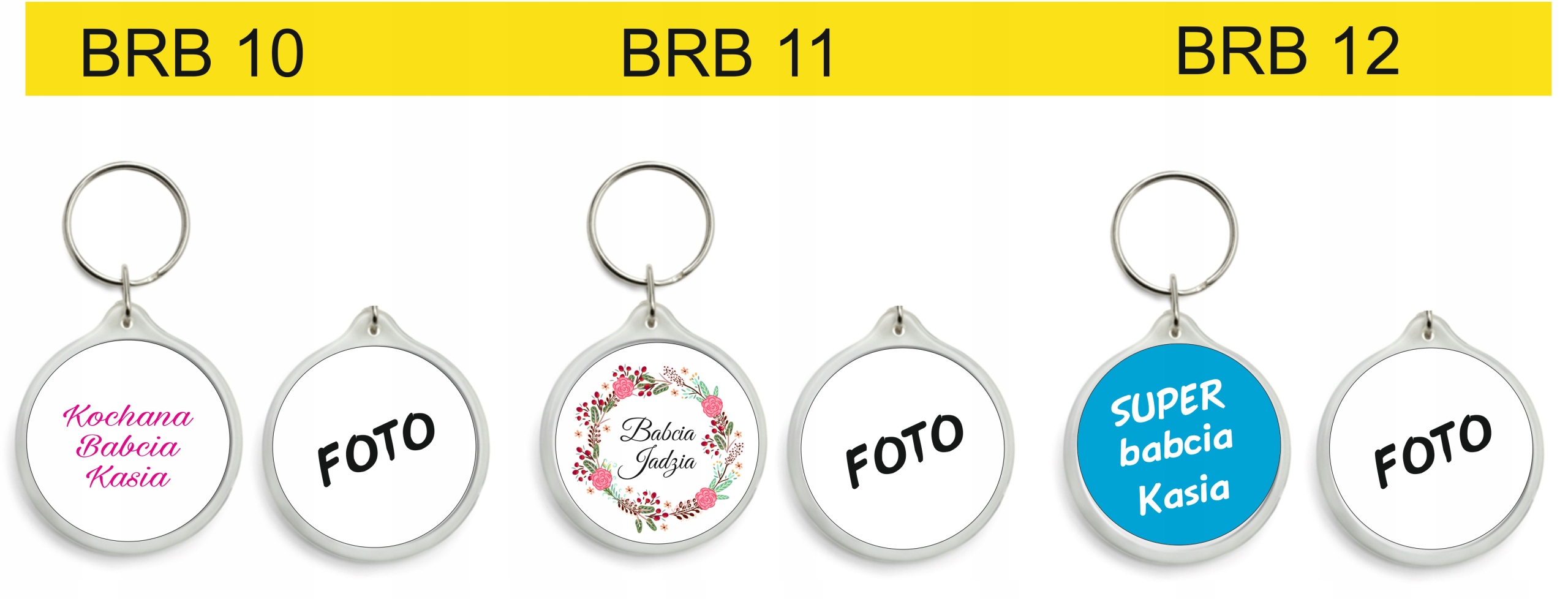 Brelok do kluczy prezent Dzień Babci i Dziadka HIT