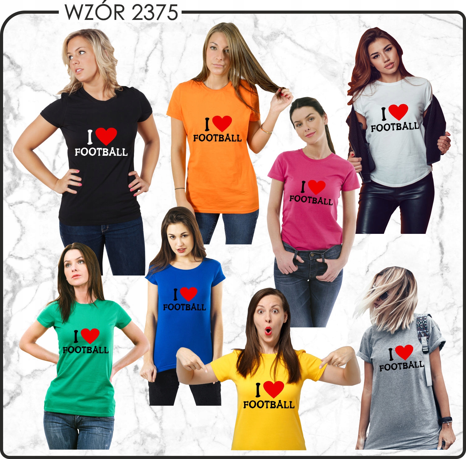 Koszulka T-shirt z nadrukiem SPORT TWÓJ TEKST