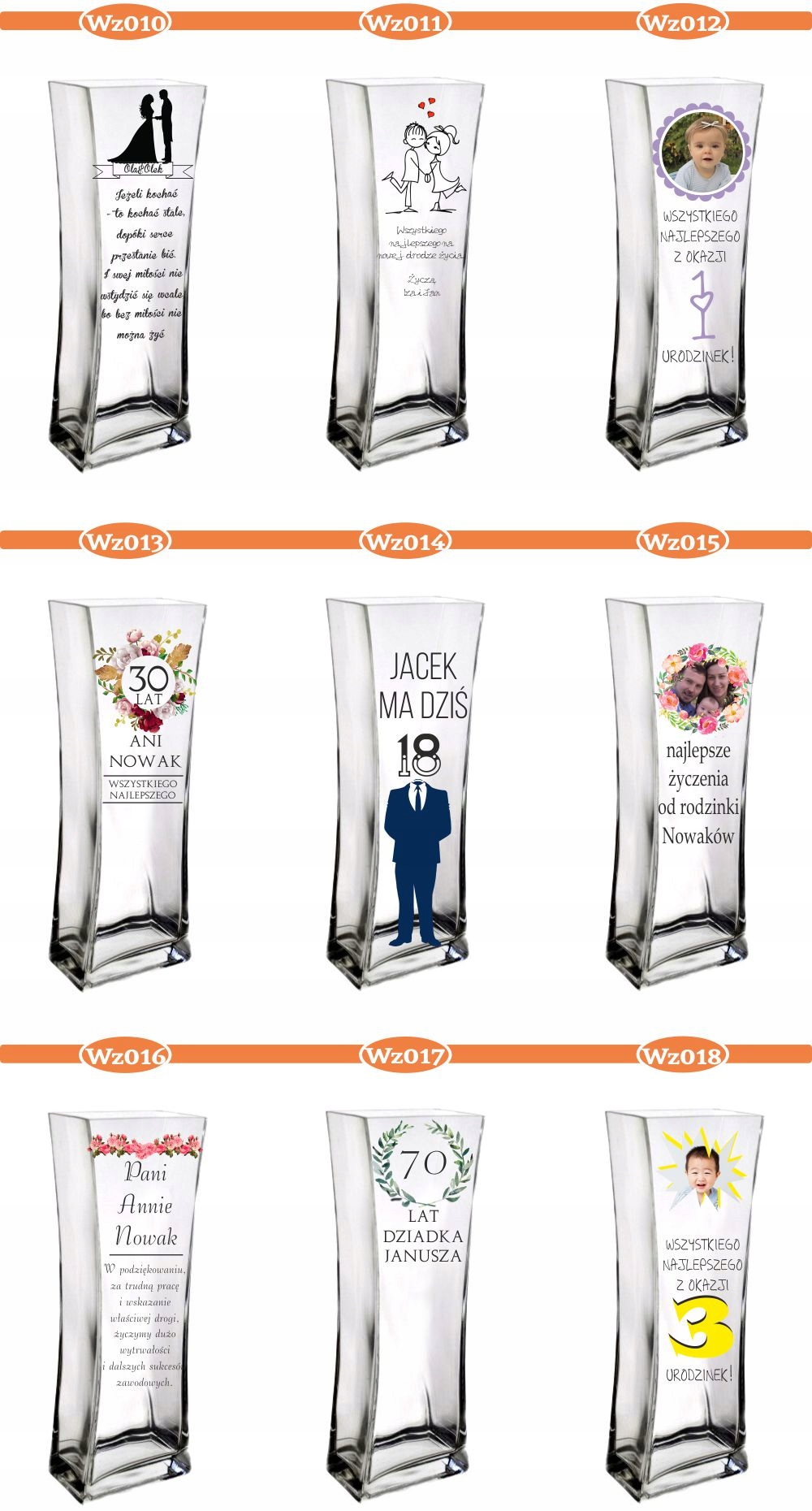 Wazon prezent na Dzień Kobiet dla Kobiety nadruk