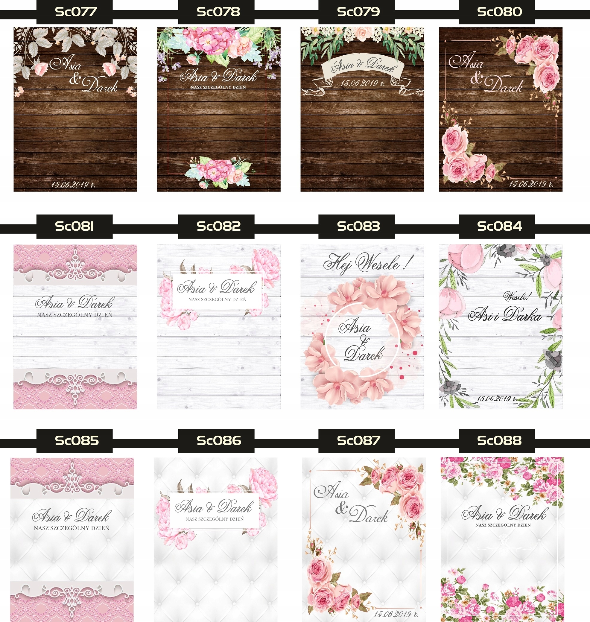 TŁO FOTOGRAFICZNE ścianka do zdjęć 18stka urodziny