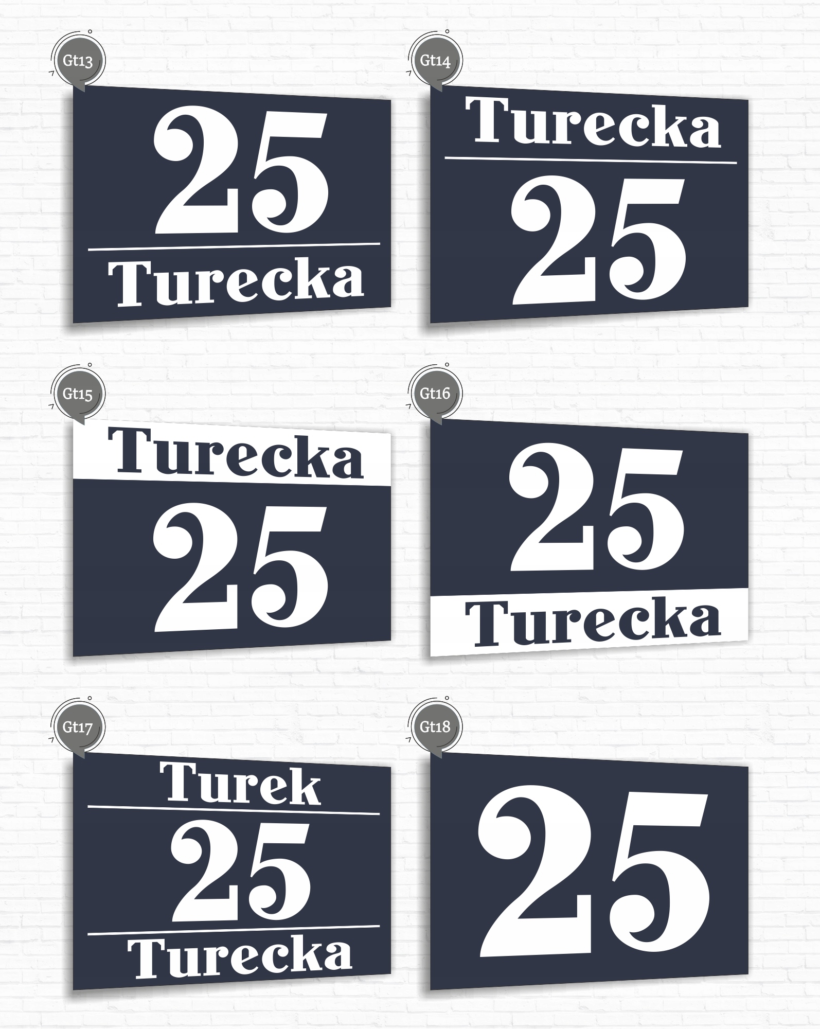 Tabliczka Tablica ADRESOWA Numer domu 20x15 cyfry ulica dibond antacyt