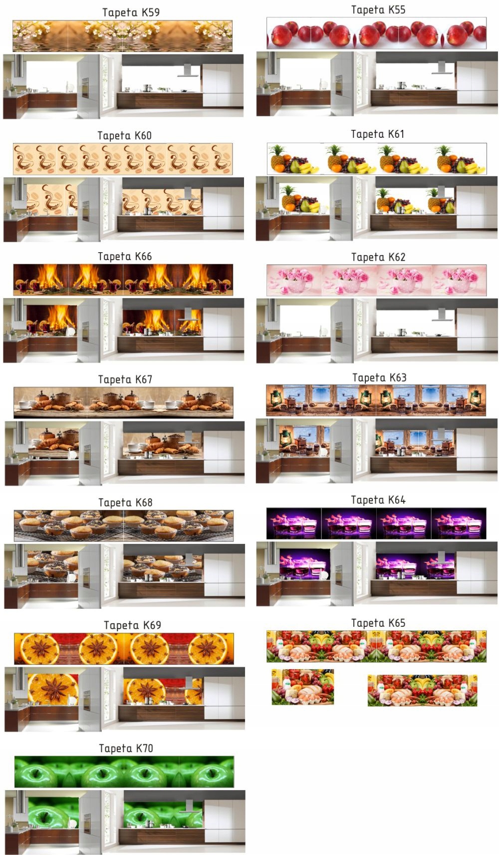 Okleina kuchenna fototapeta samoprzylepna zmywalna