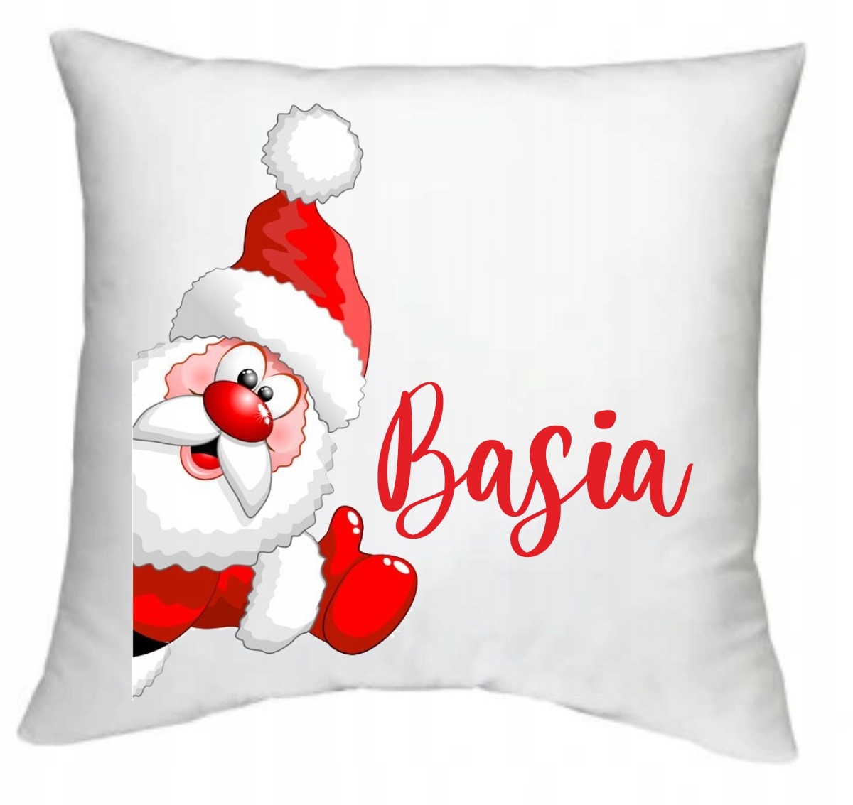 Foto PODUSZKA z imieniem PREZENT święta mikołajki