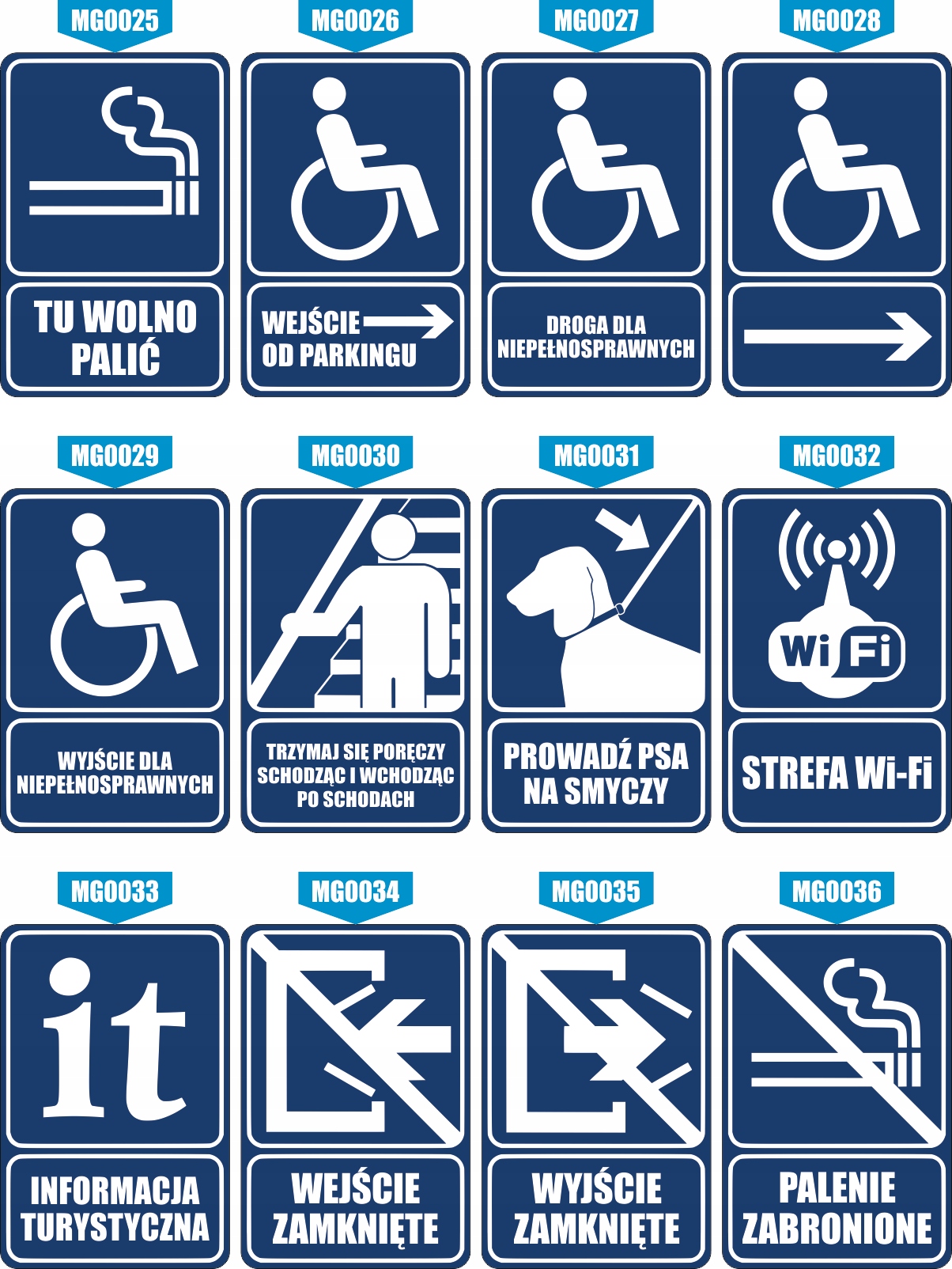 Tabliczka grawerowana informacyjna piktogram 20x15 zalaz palenia