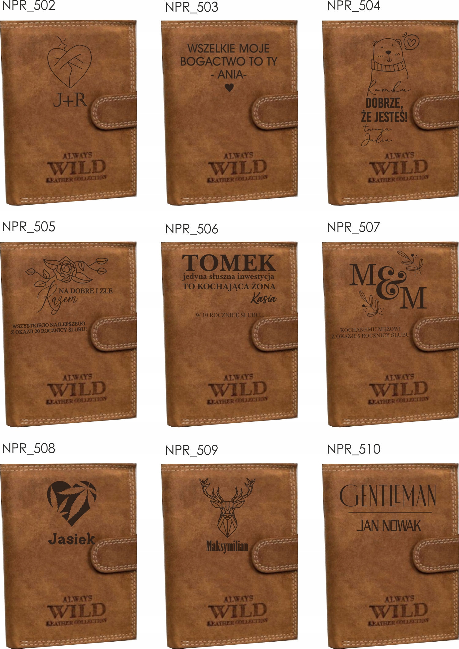Portfel dla TATY twój tekst imię JAKOŚĆ grawer PL