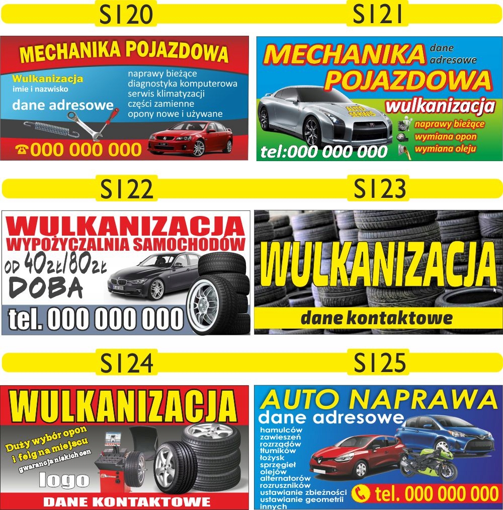 Reklama Naklejka na samochód SAMOCHODY UŻYWANE