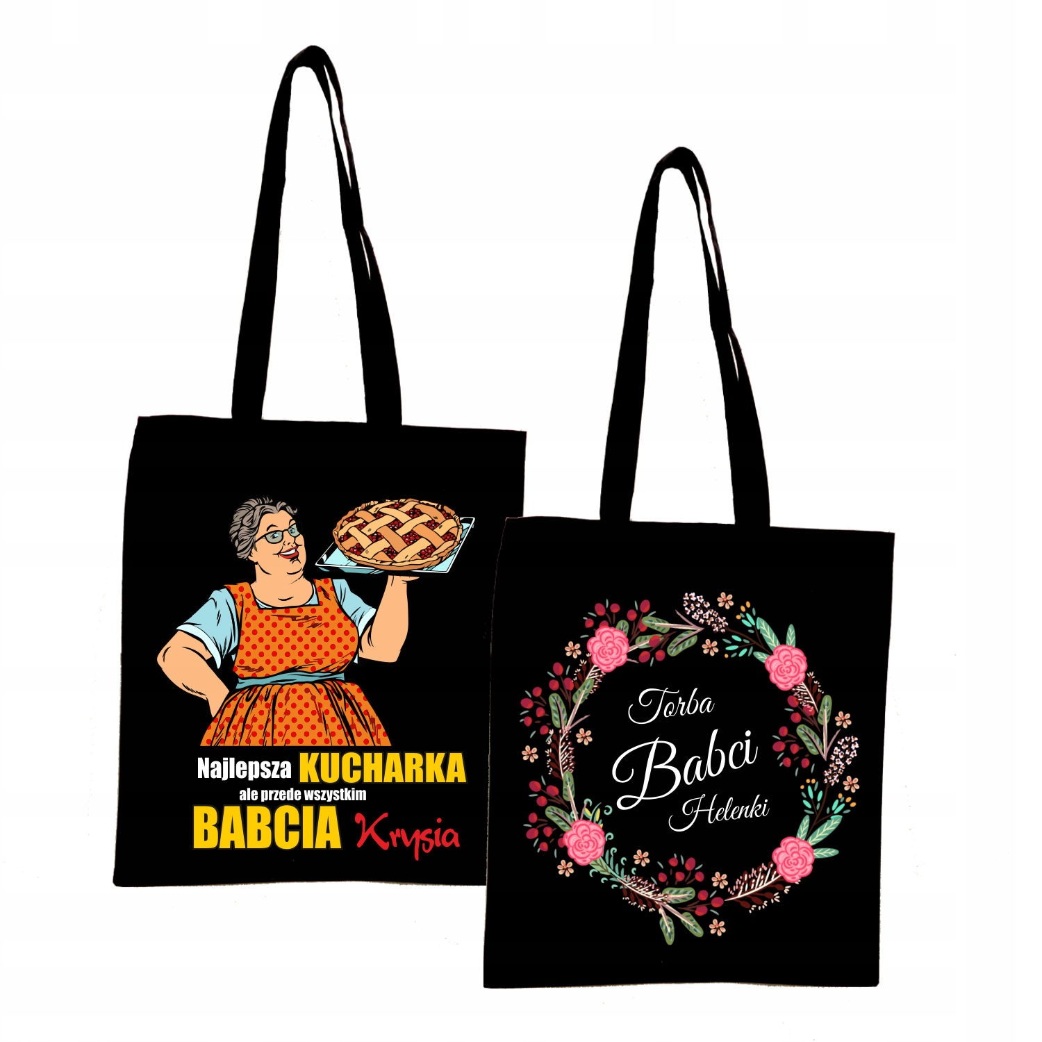 Eko Torba z imieniem PREZENT dla babci TORBA