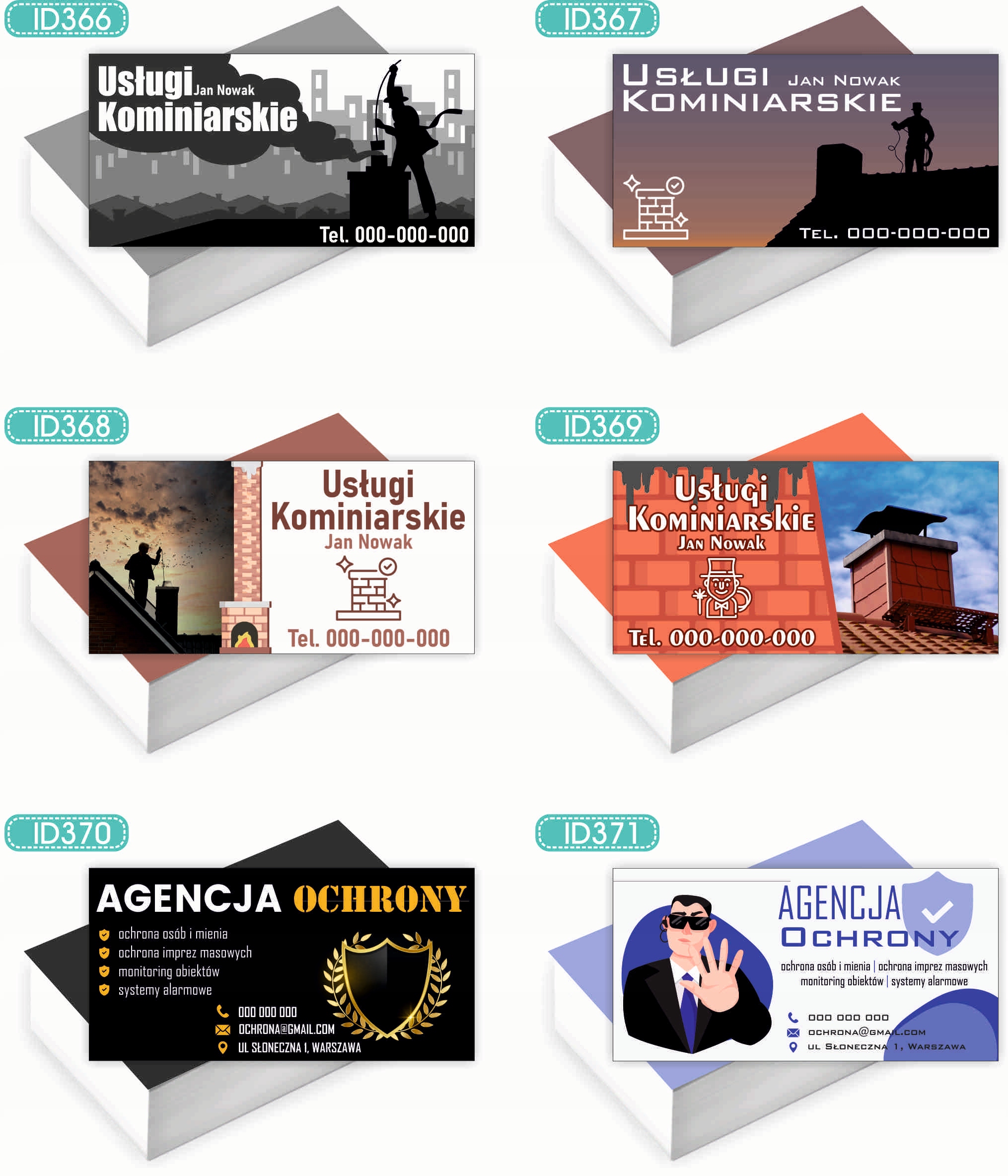 Wizytówki firmowe Foliowane 1000szt wiele różnych wzorów NAPRAWA OBUWIA