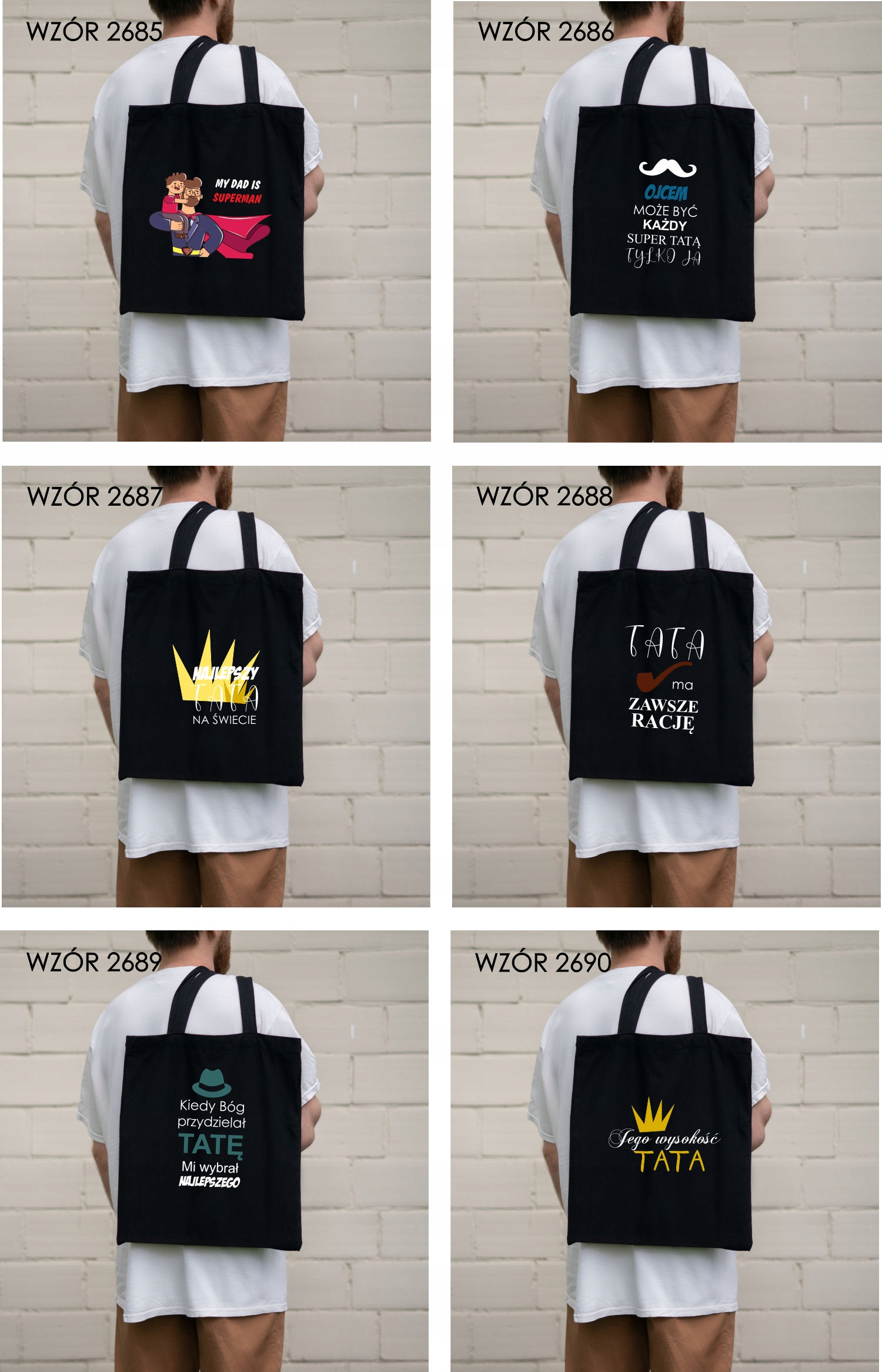 Eko Torba z nadrukiem PREZENT MY DAD