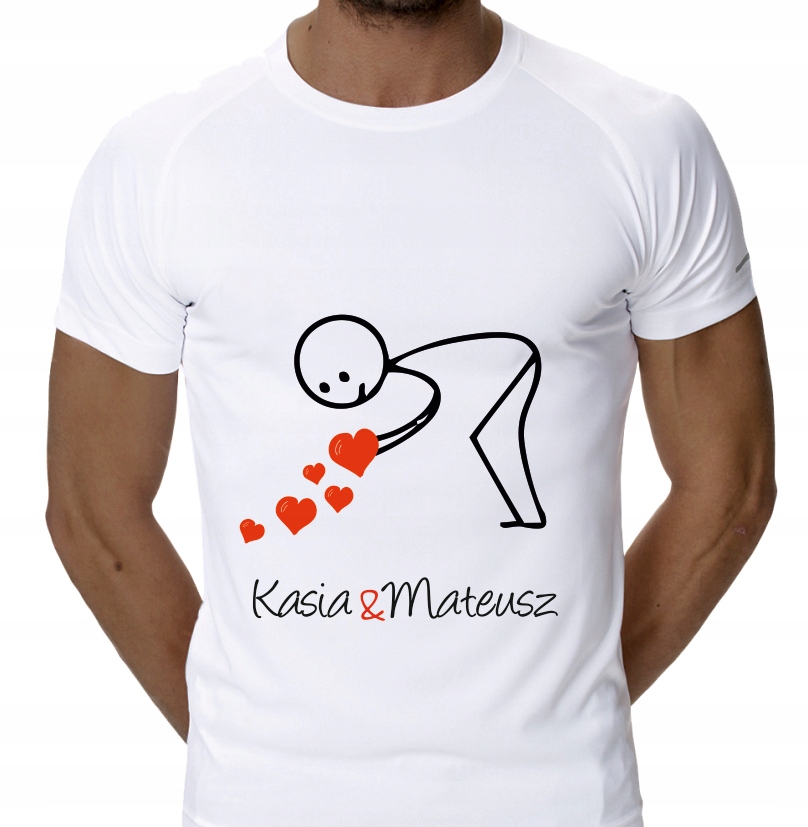 Koszulka DLA PAR miłość WALENTYNKI ROCZNICA